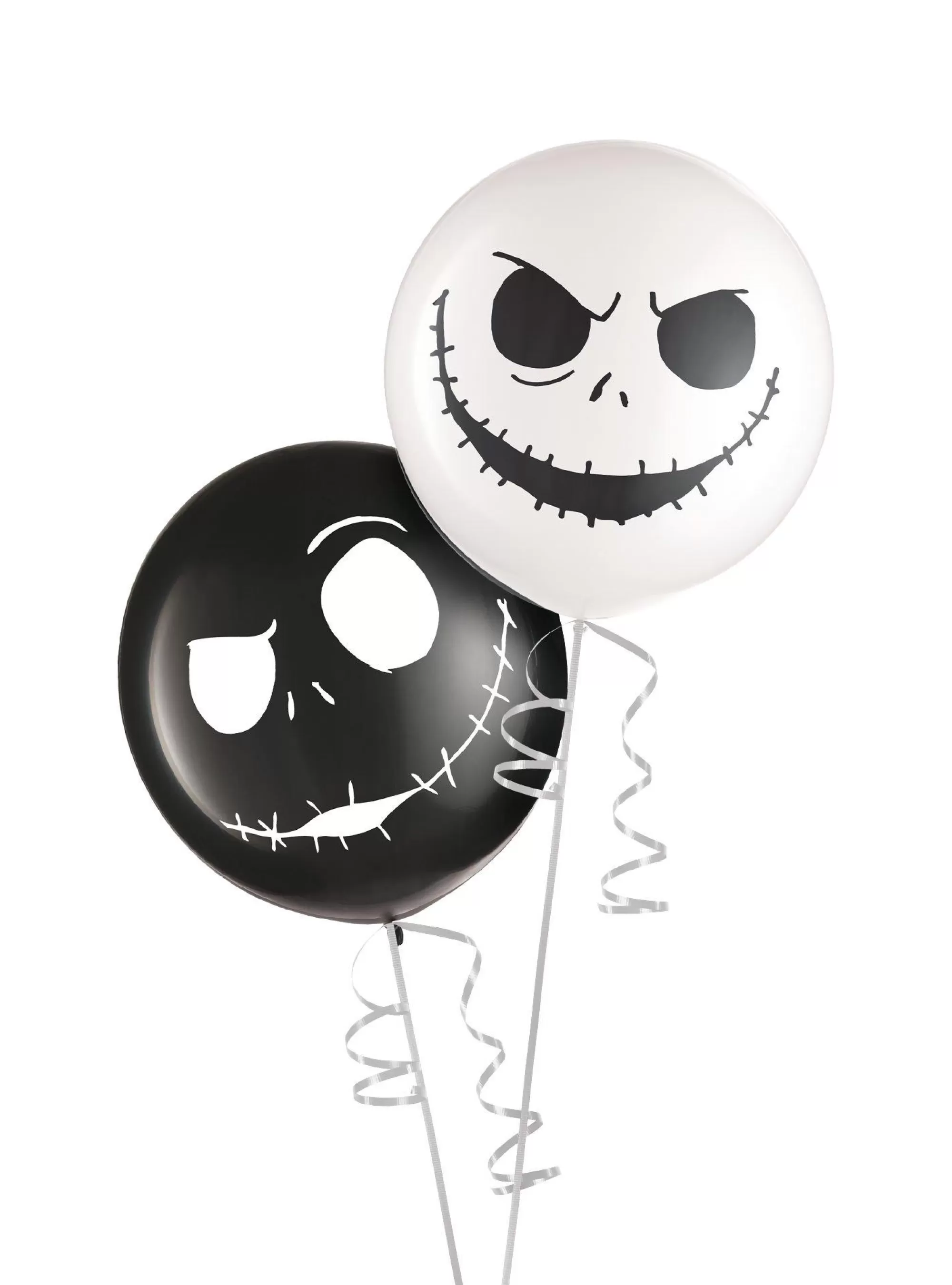 Party City The Nightmare Before Christmas | 2Ct, 24In, Jack Skellington Latex Balloons The Nightmare Before Christmas