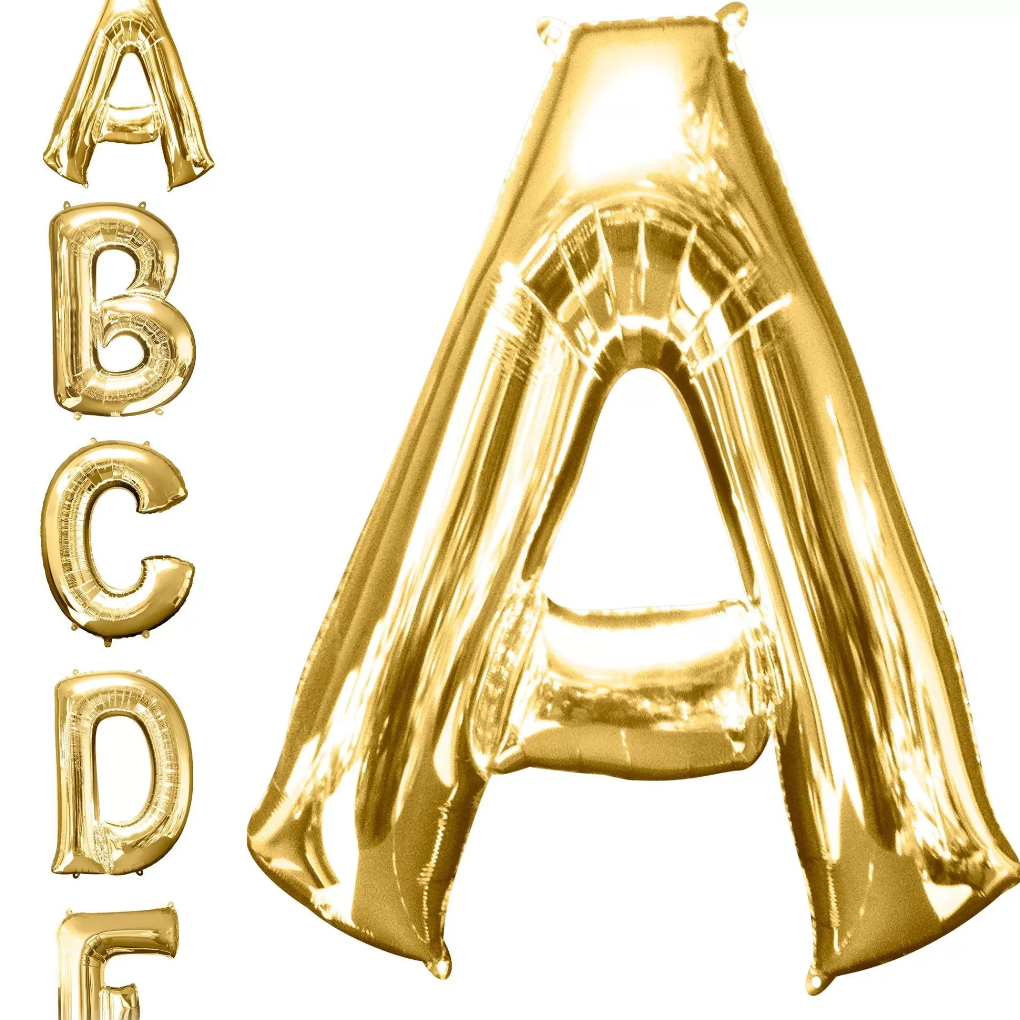 Party City Balloons | 34In Gold Letter Balloon (A)