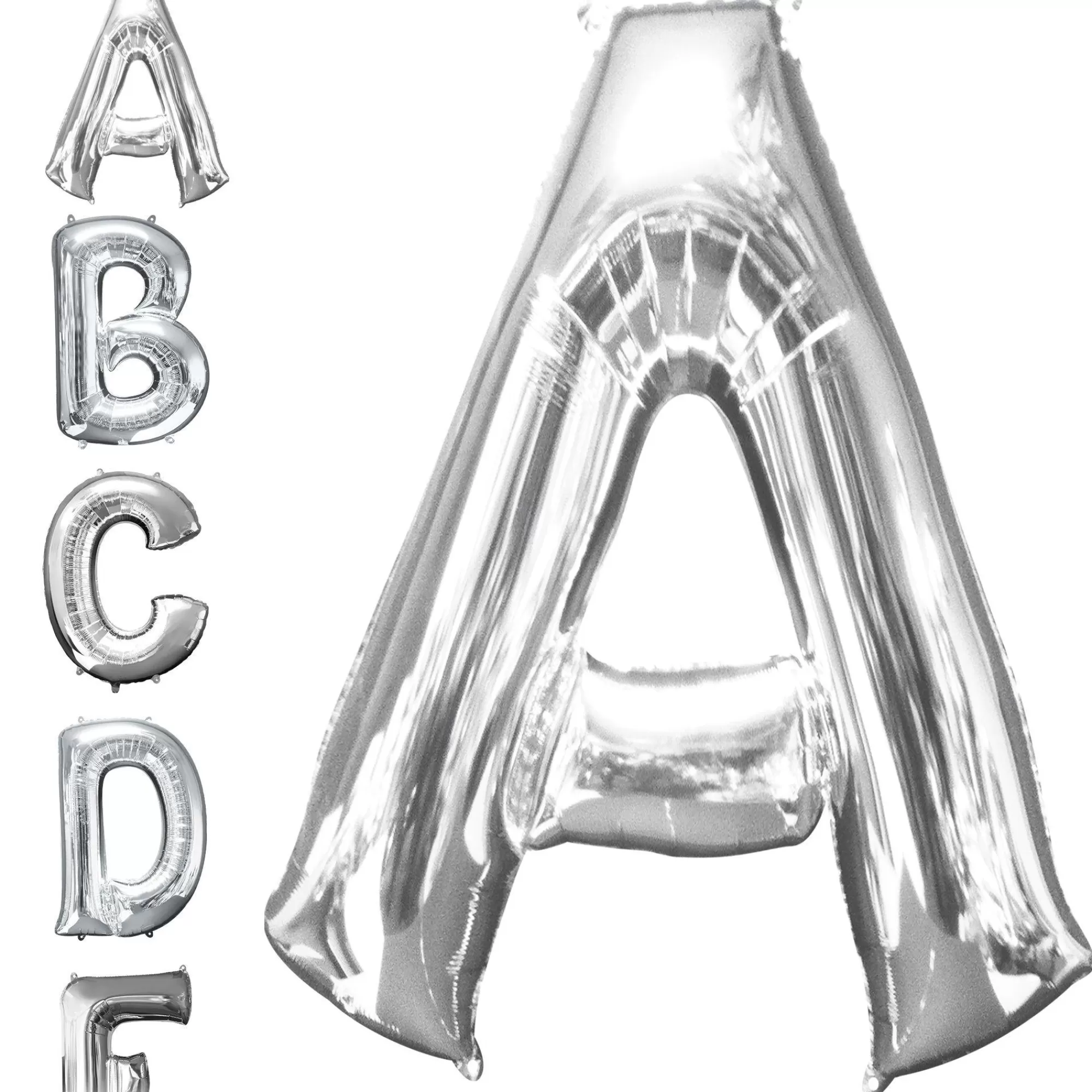 Party City Balloons | 34In Silver Letter Balloon (A)