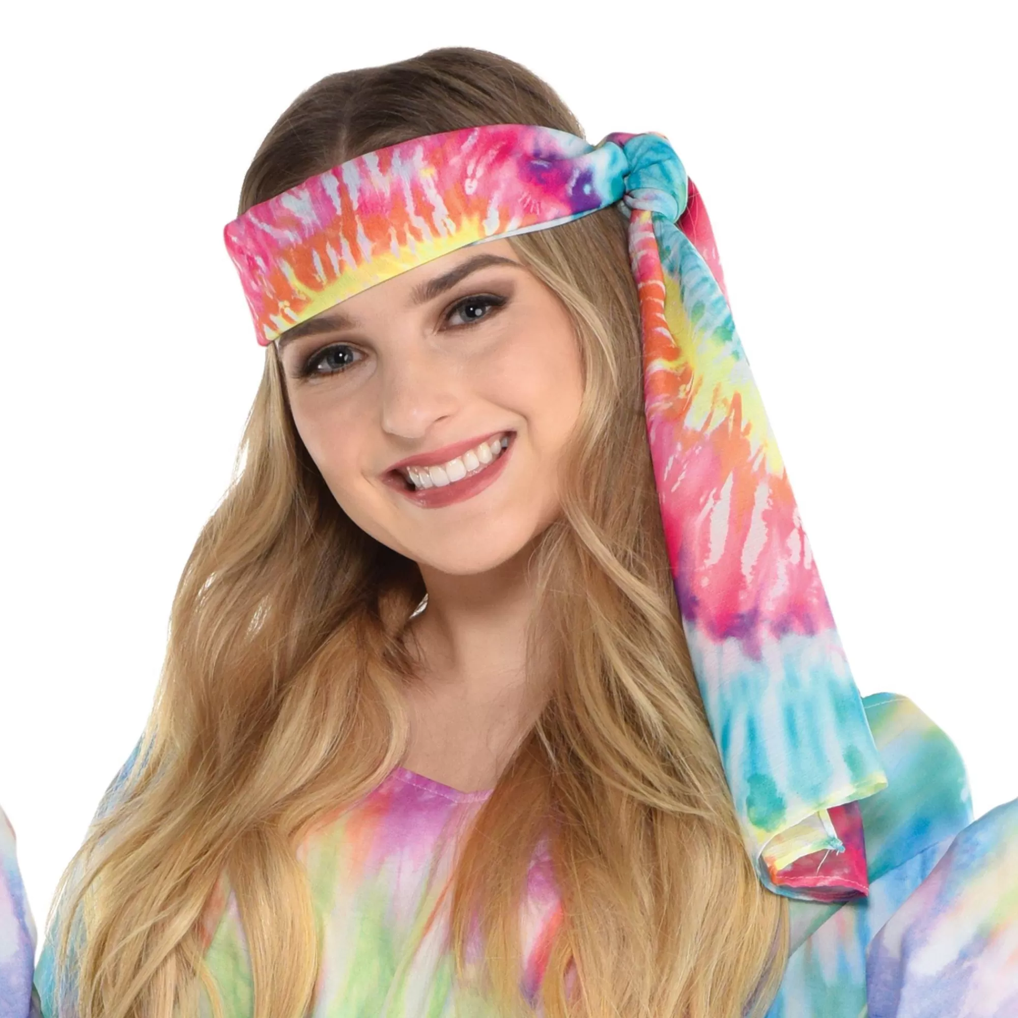 Party City Boas-60S Hippie Tie-Dye Head Scarf