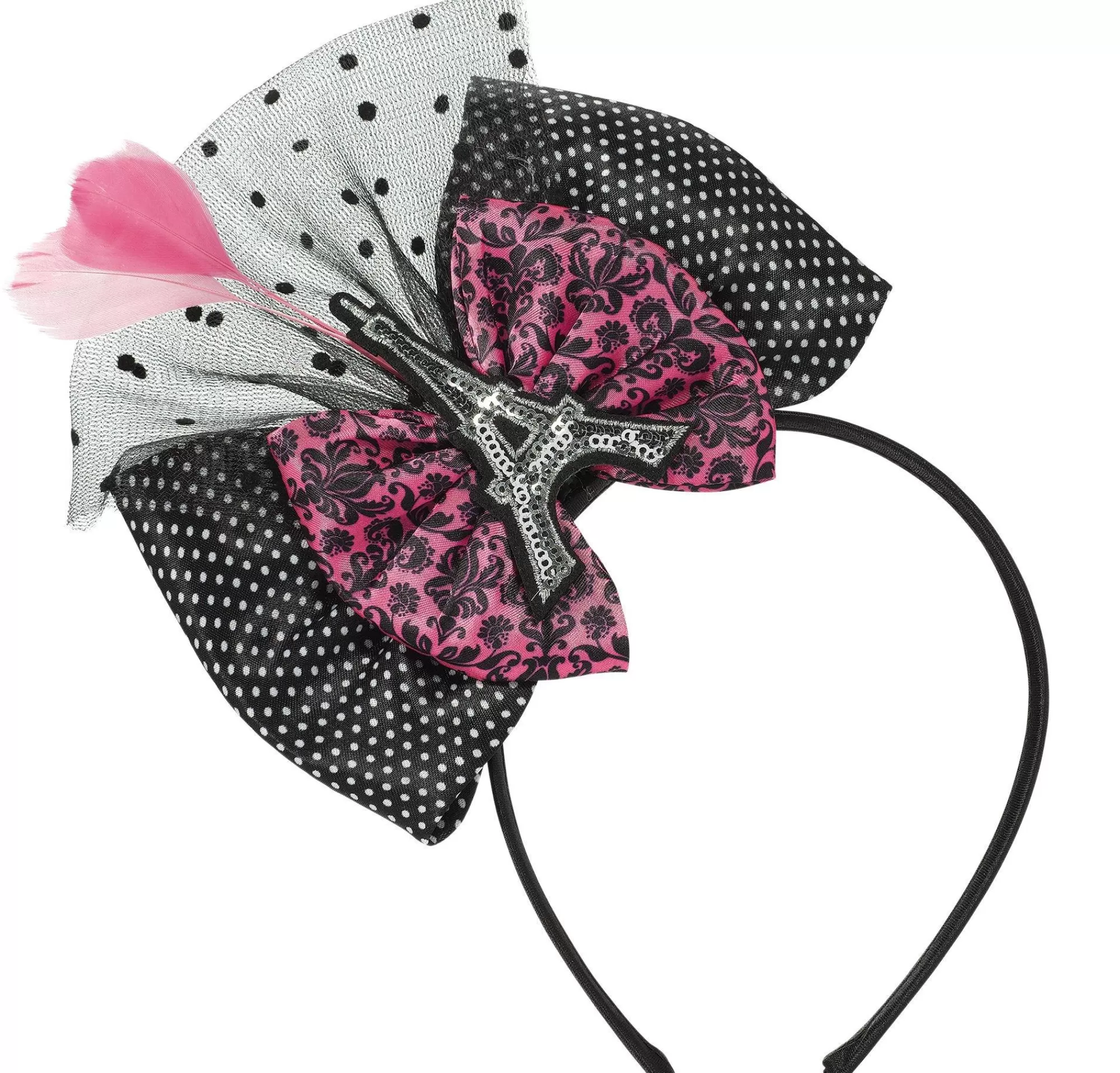 Party City Headbands, Tails-A Day In Paris Bow Headband