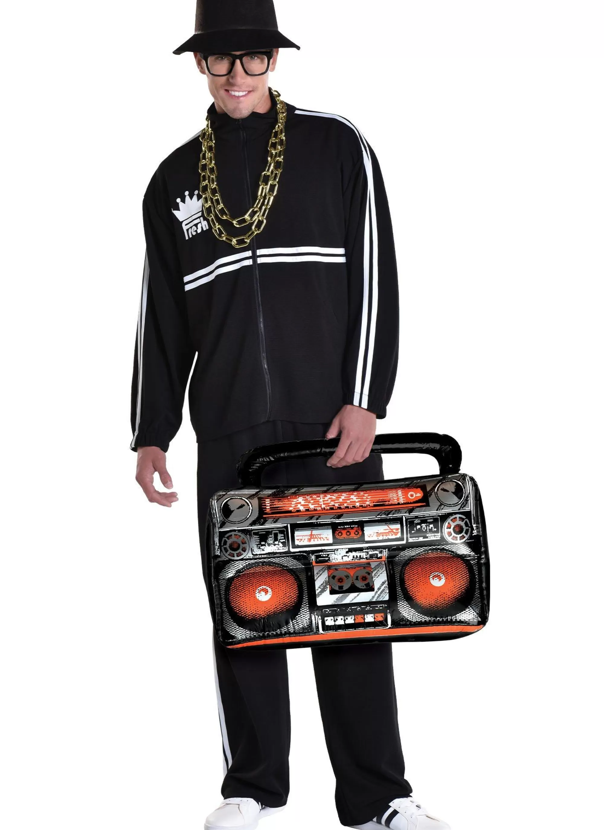 Party City Decades-Adult 80S Tracksuit Dj Costume