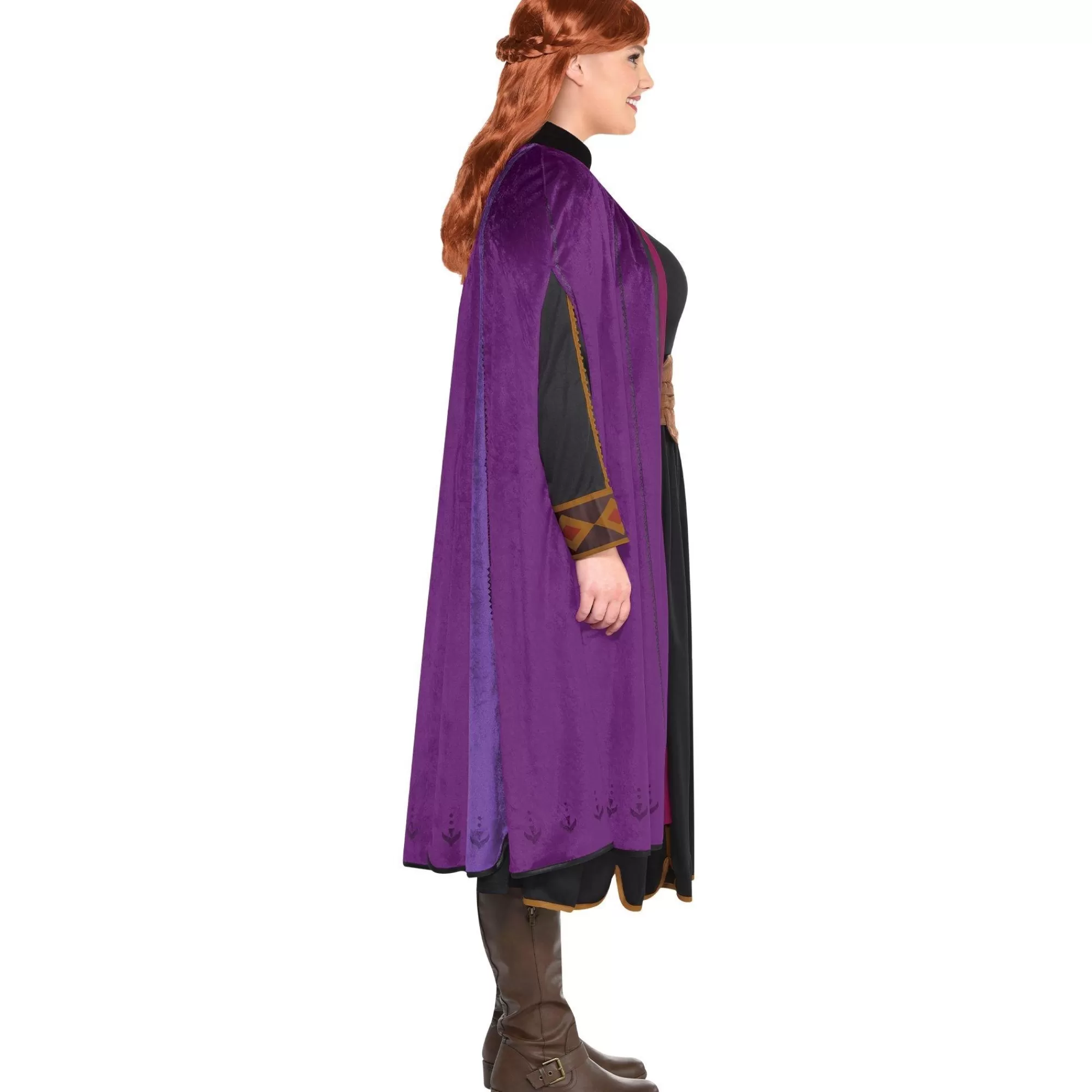 Party City Plus Size Costumes-Adult Act 2 Anna Costume Plus Size - Frozen 2