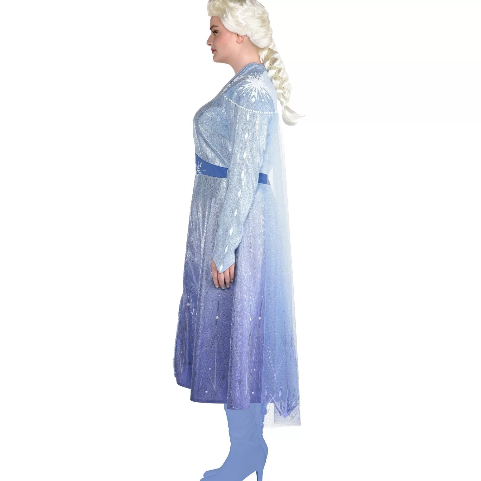 Party City Plus Size Costumes-Adult Act 2 Elsa Costume Plus Size - Frozen 2
