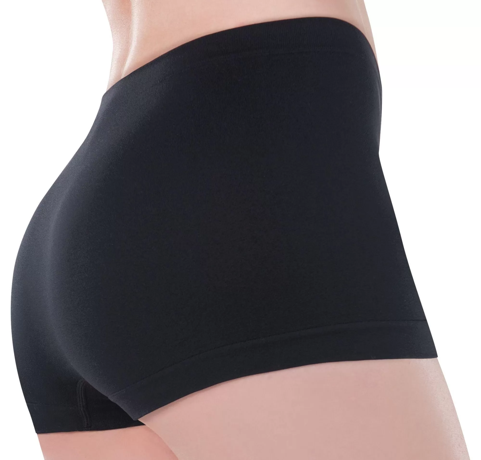 Party City Bodywear-Adult Black Boyshorts