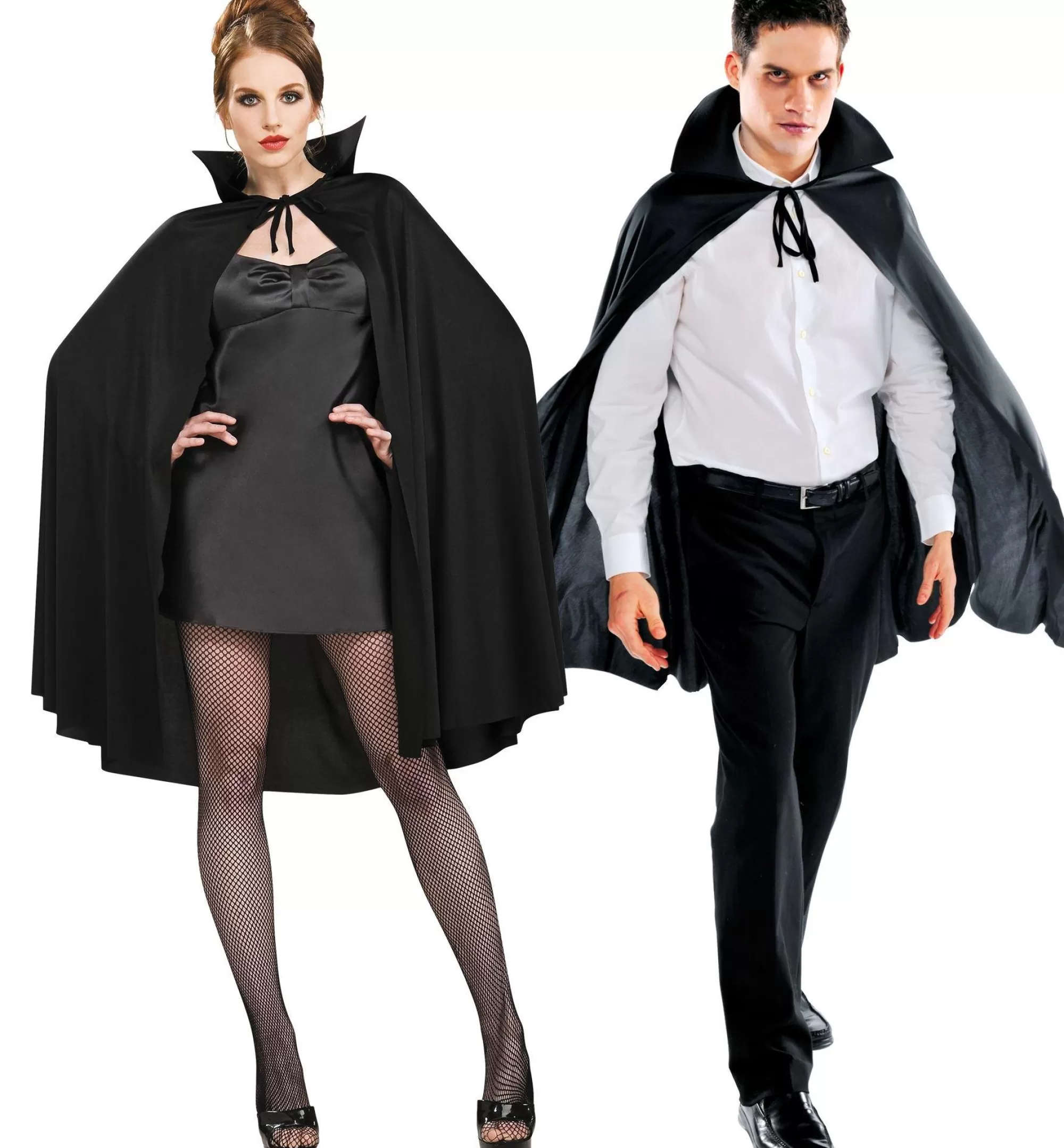 Party City Scary-Adult Black Cape Deluxe