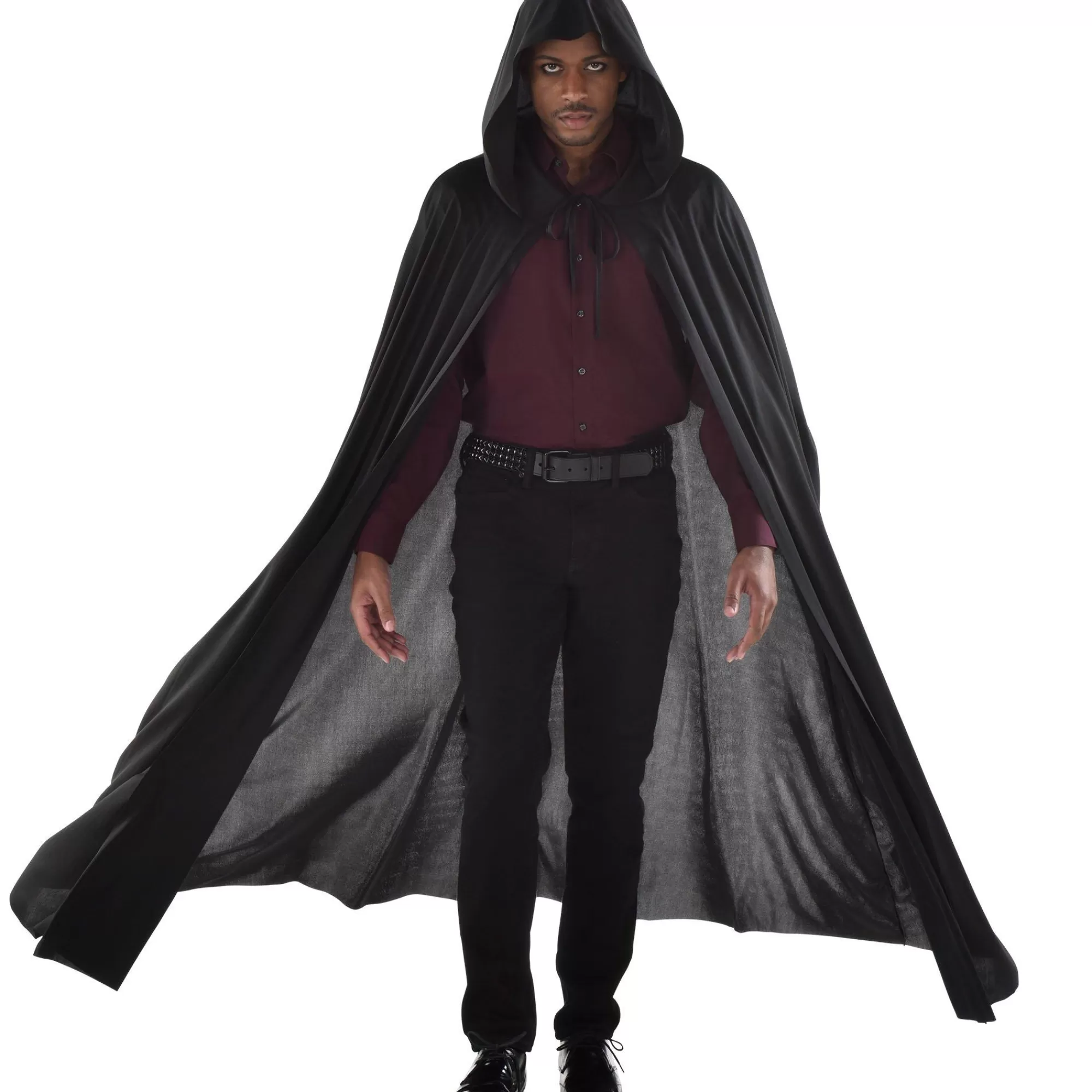 Party City Scary-Adult Black Hooded Cape