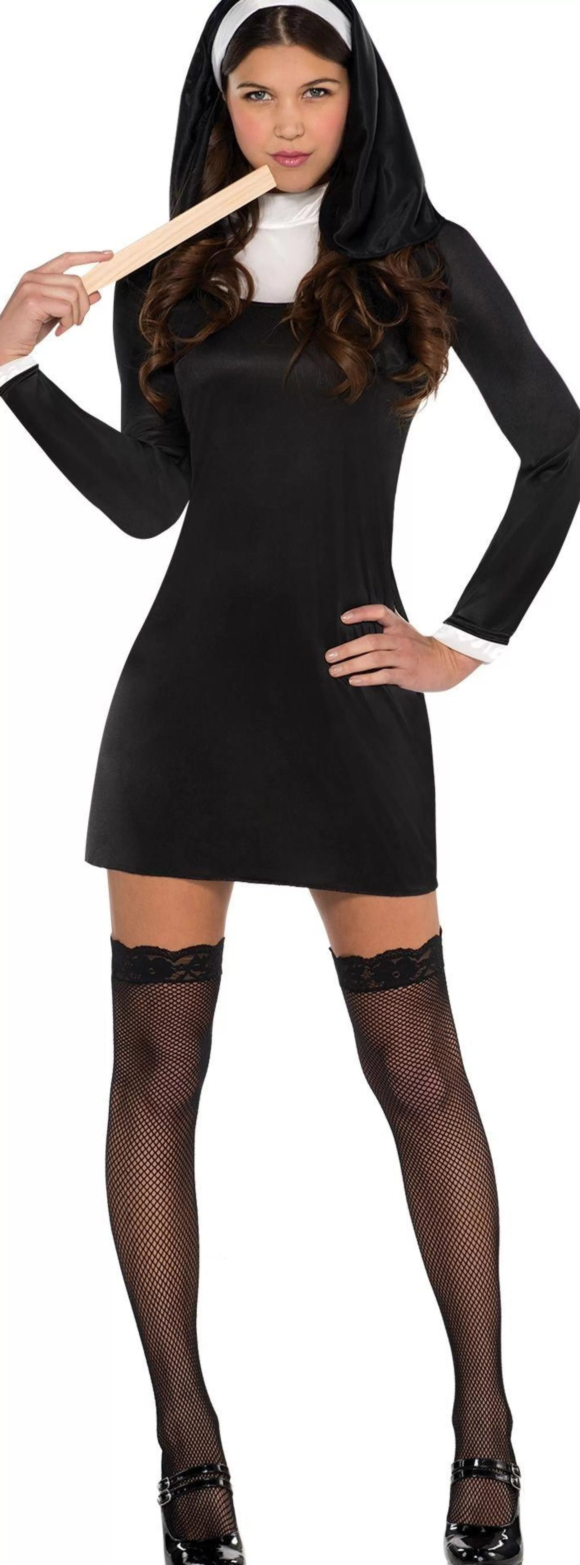 Party City Sexy-Adult Blessed Babe Nun Costume