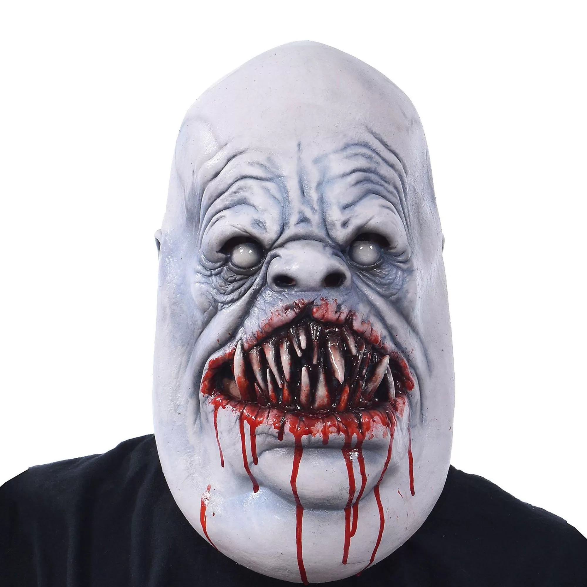 Party City Scary-Adult Blood Feeder Ghost Latex Mask - Zagone Studios