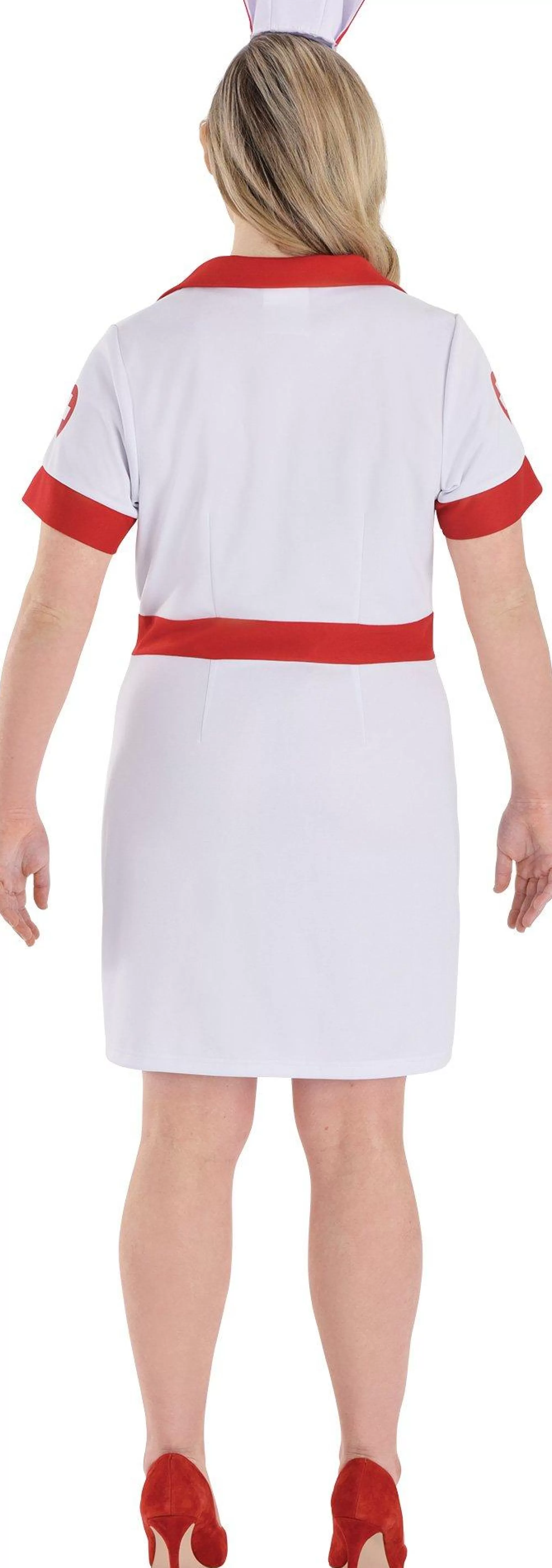 Women Party City Sexy | Adult Call The Shots Nurse Plus Size Costume