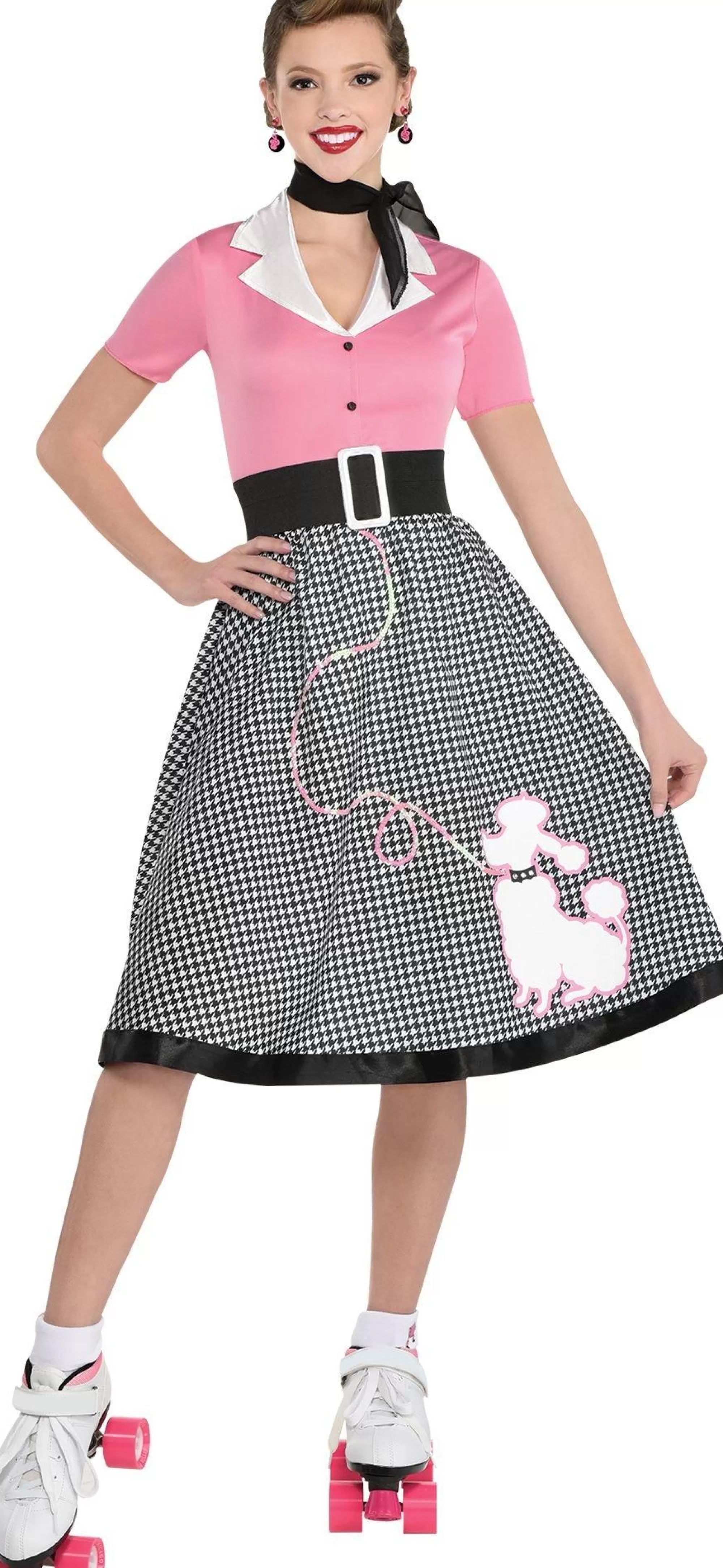 Women Party City 1950S | Adult Carhop Cutie Costume