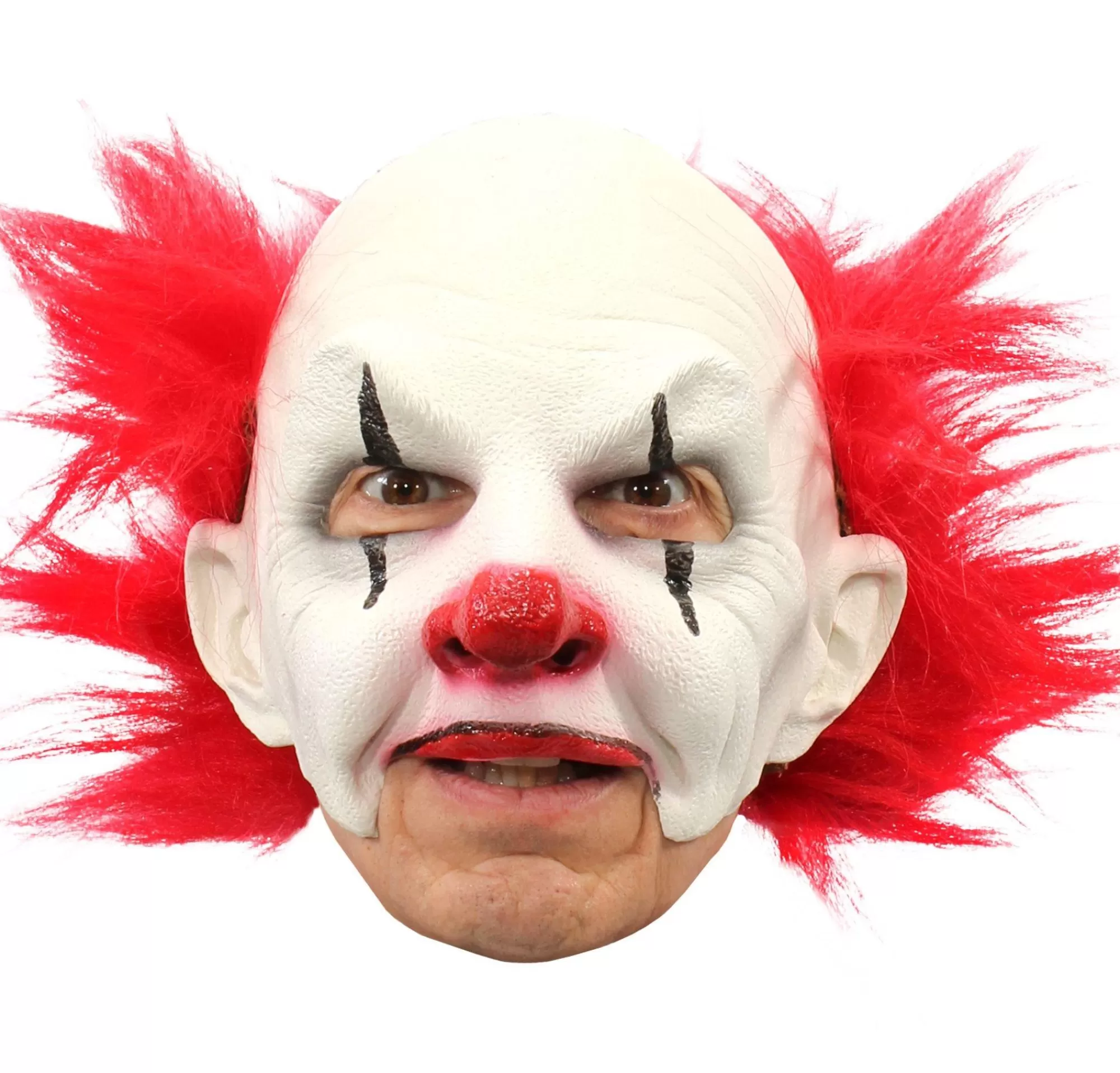 Party City Creepy Clown-Adult Carnival Creepy Clown Mask