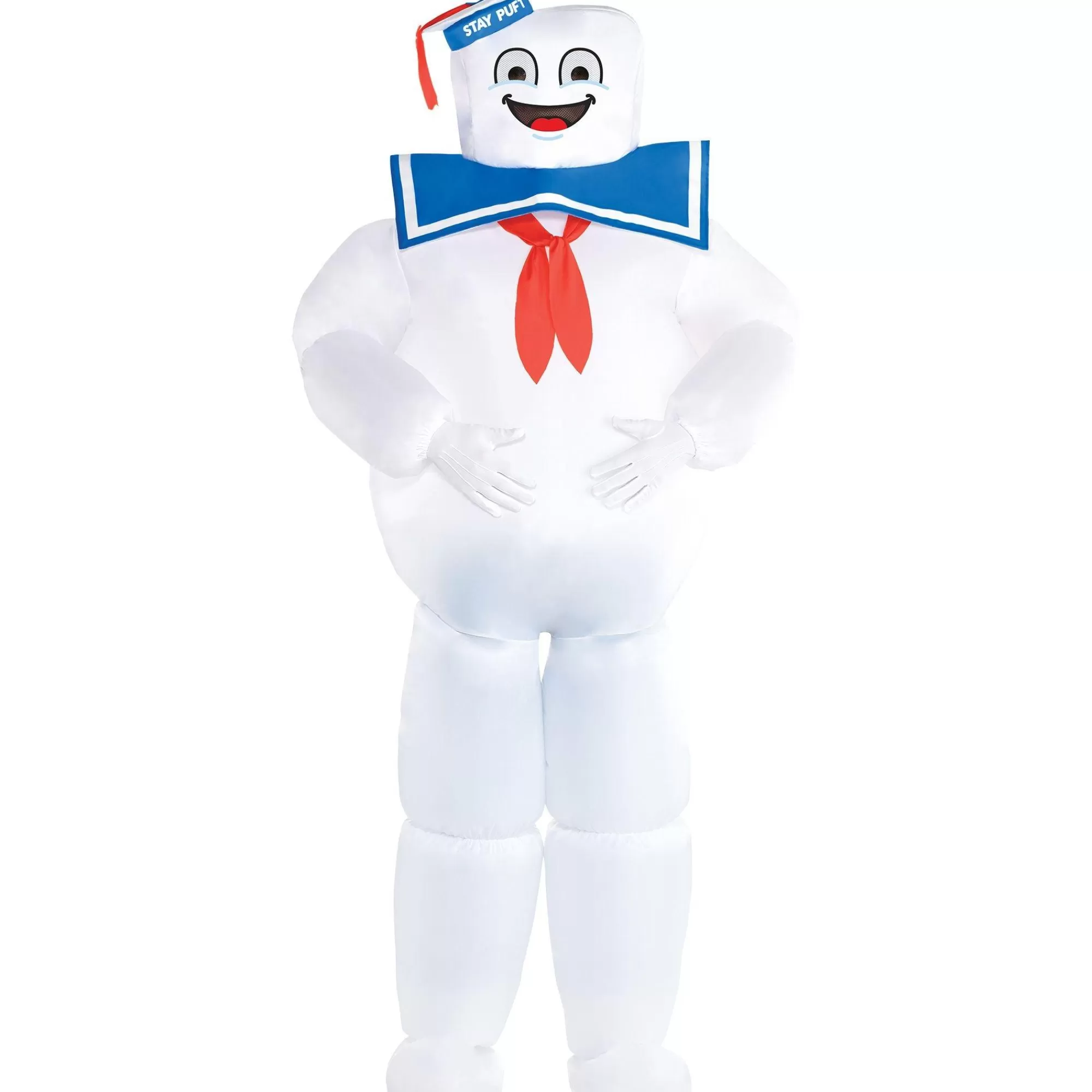 Party City Funny-Adult Classic Inflatable Stay Puft Marshmallow Man Costume - Ghostbusters