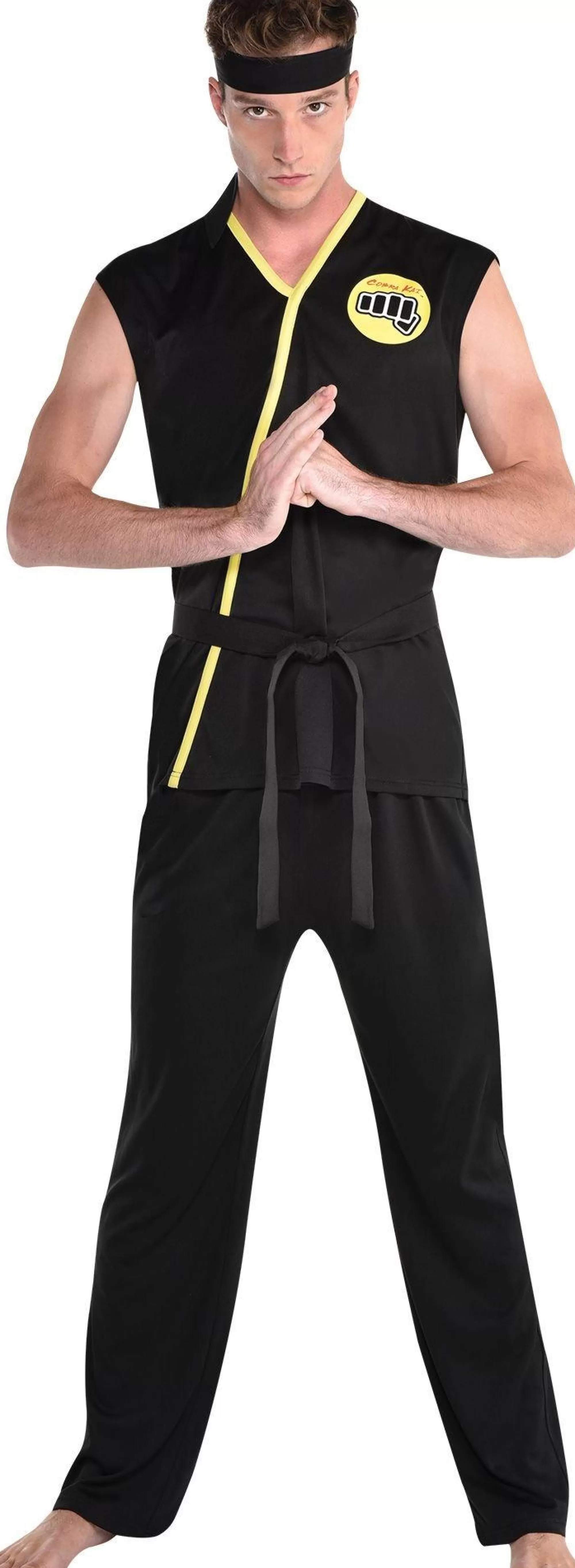 Party City Decades-Adult Cobra Kai Costume