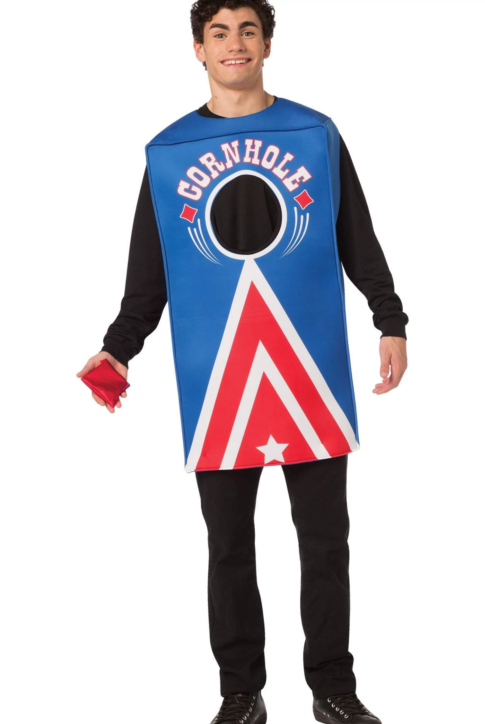 Party City Funny-Adult Cornhole Costume With Bean Bags