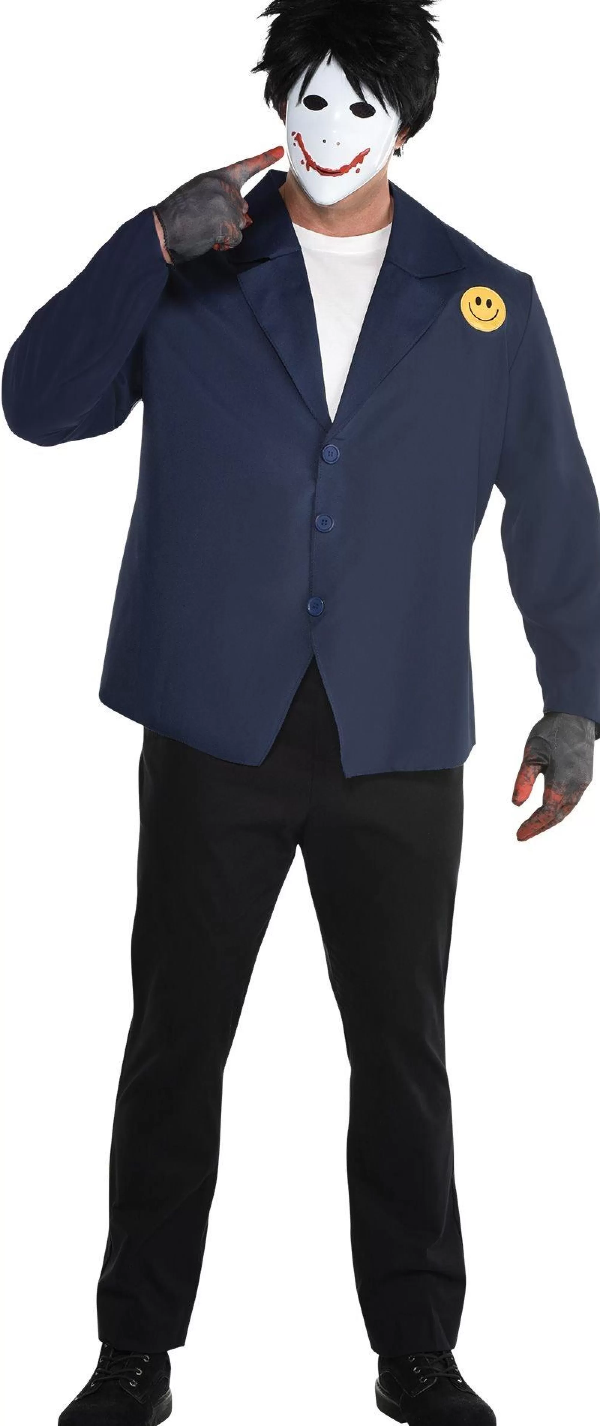 Party City Plus Size Costumes-Adult Creepy Painter Man Costume Plus Size