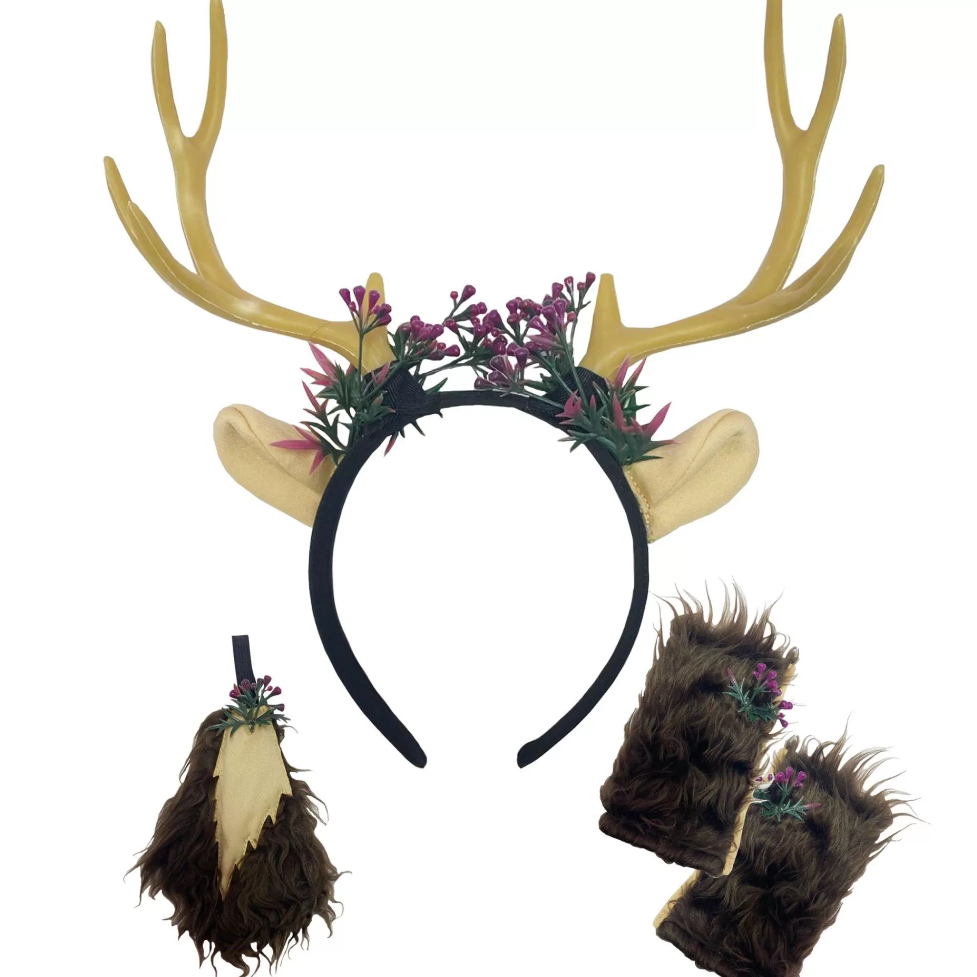 Party City Headbands, Tails-Adult Deer Costume Accessory Kit