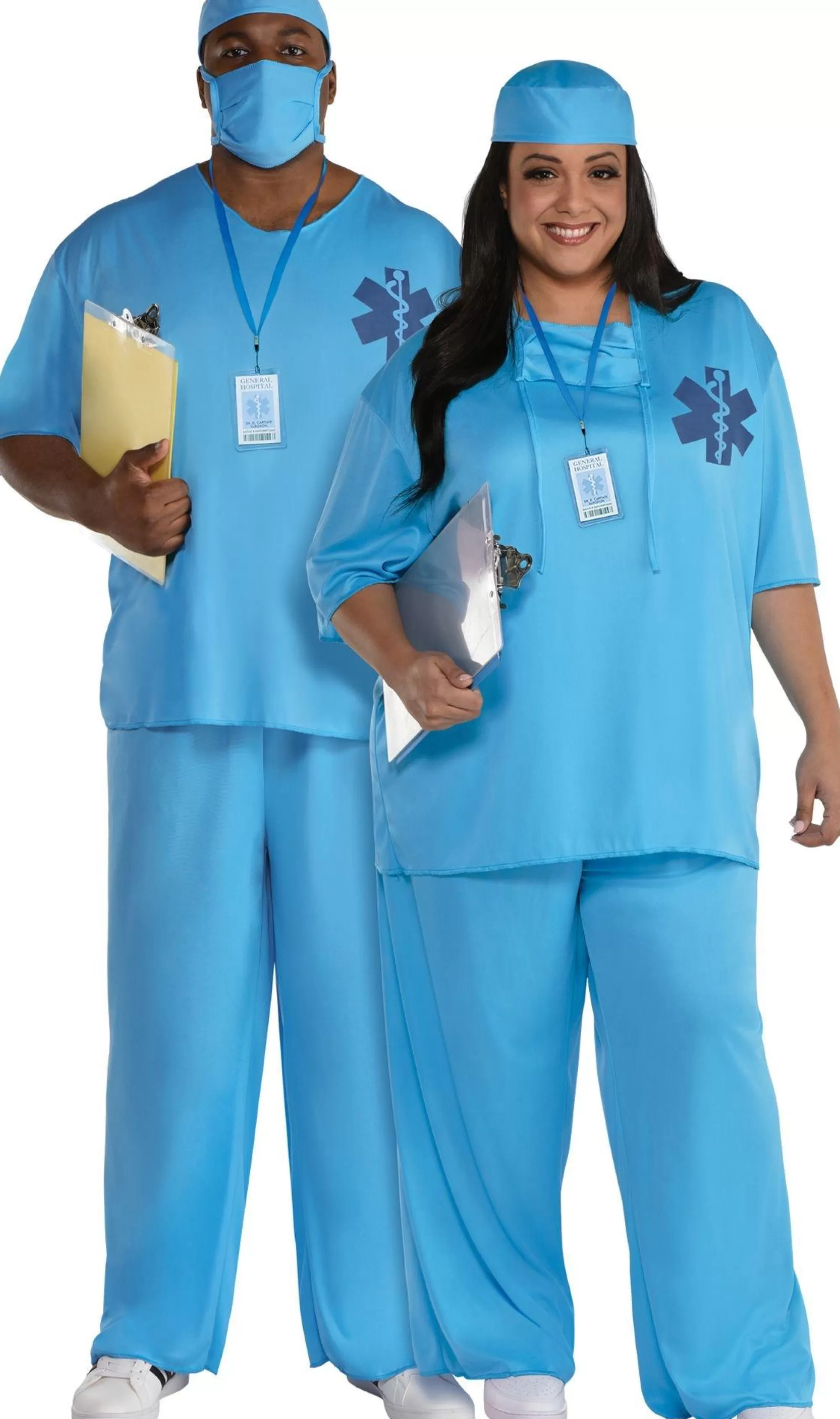 Party City Plus Size Costumes-Adult Er Doctor Costume - Plus Size