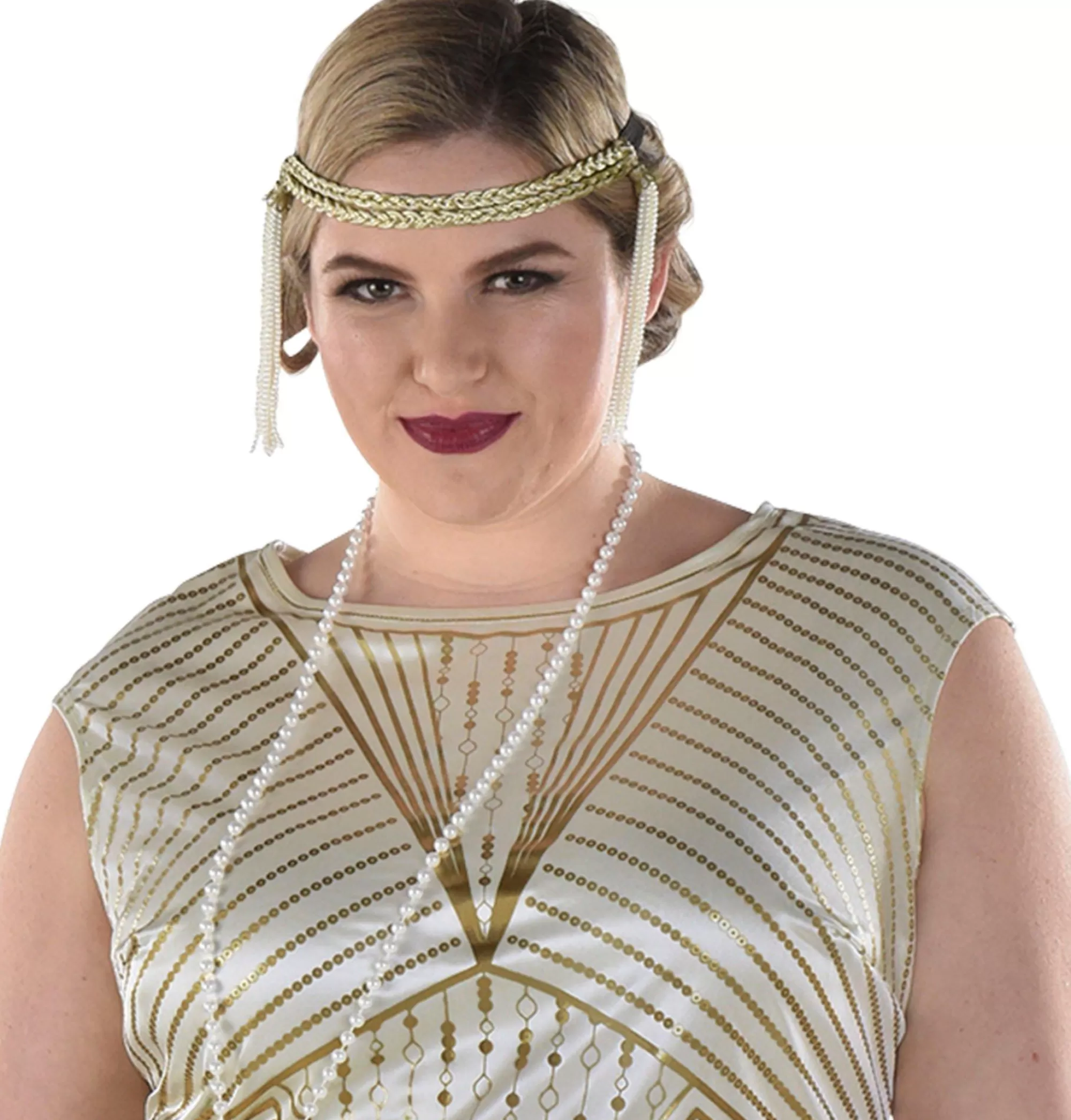 Party City Plus Size Costumes-Adult Flirty Flapper Plus Size Costume