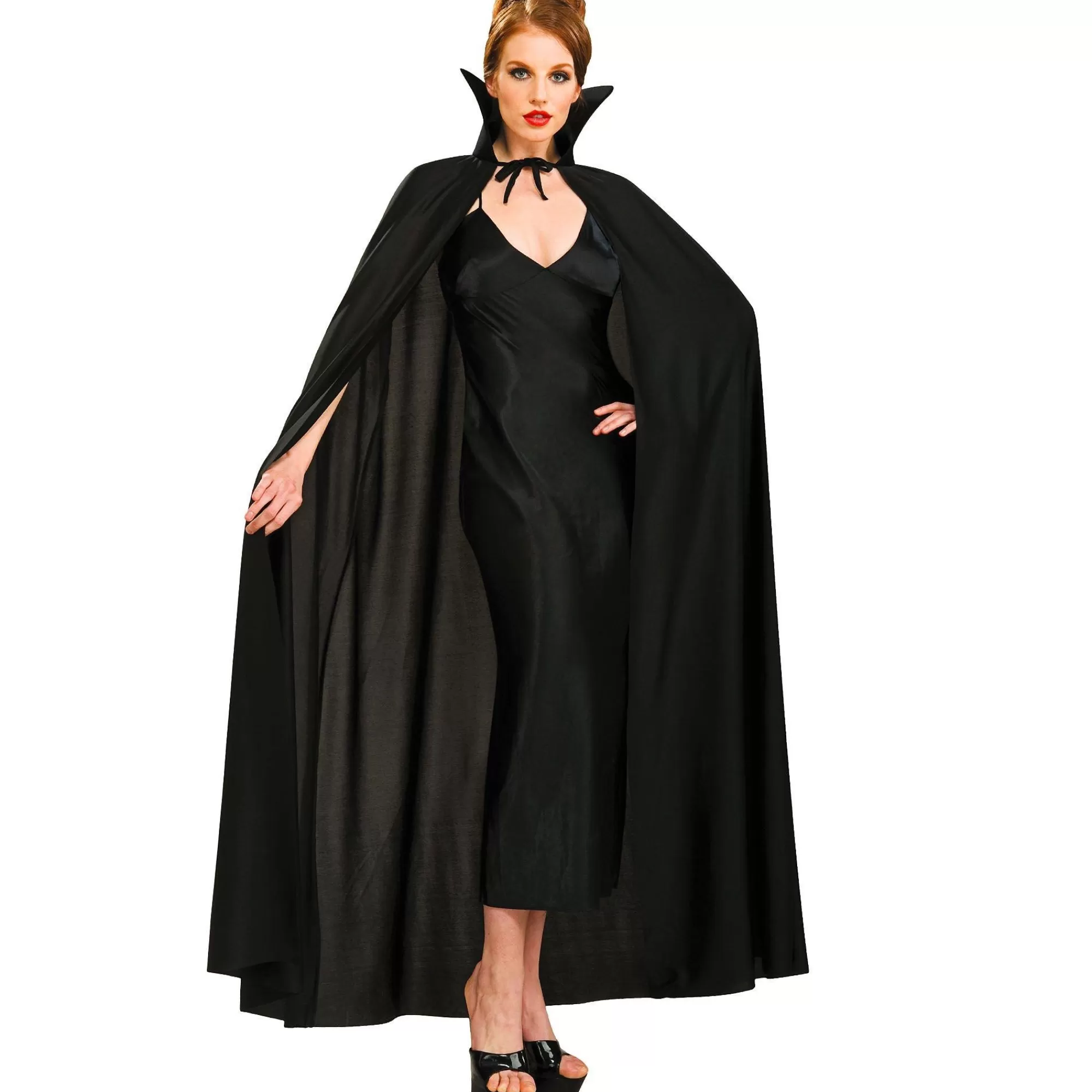 Party City Scary-Adult Full Length Black Cape