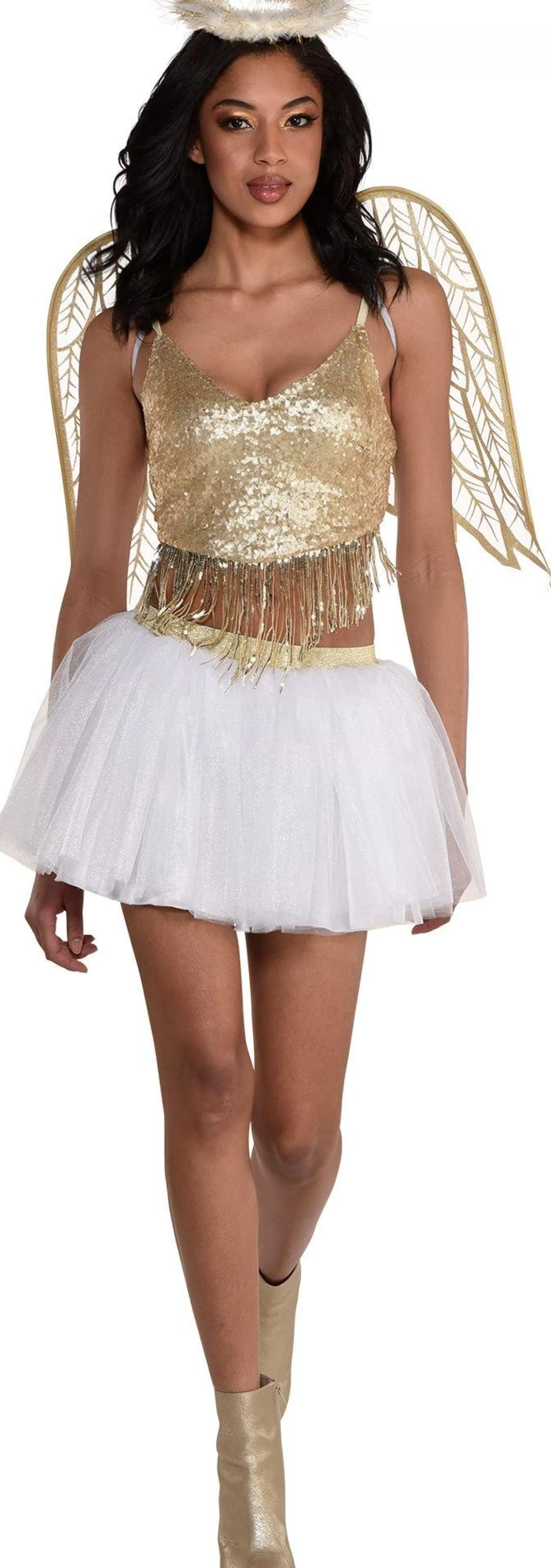 Party City Sexy-Adult Gilded Angel Costume