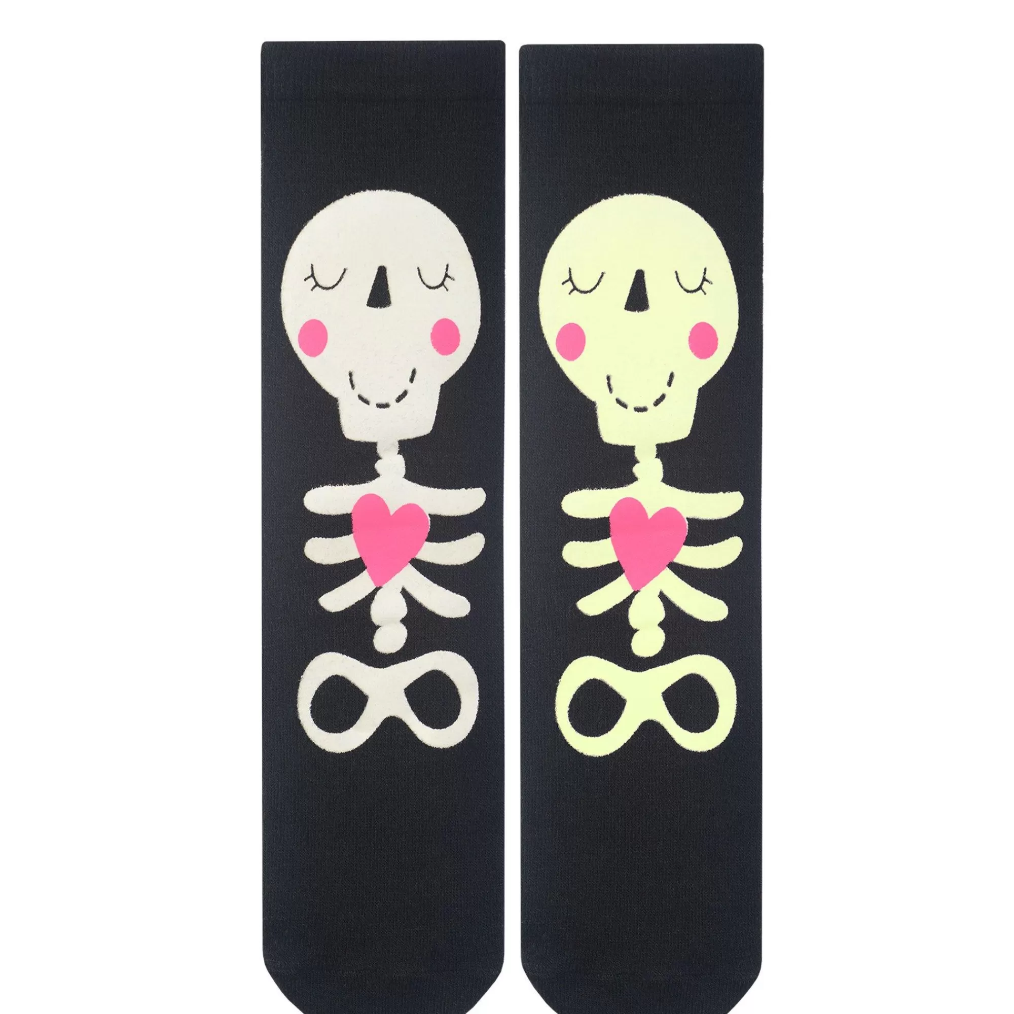 Party City Tights-Adult Glow-In-The-Dark Skeleton Crew Socks