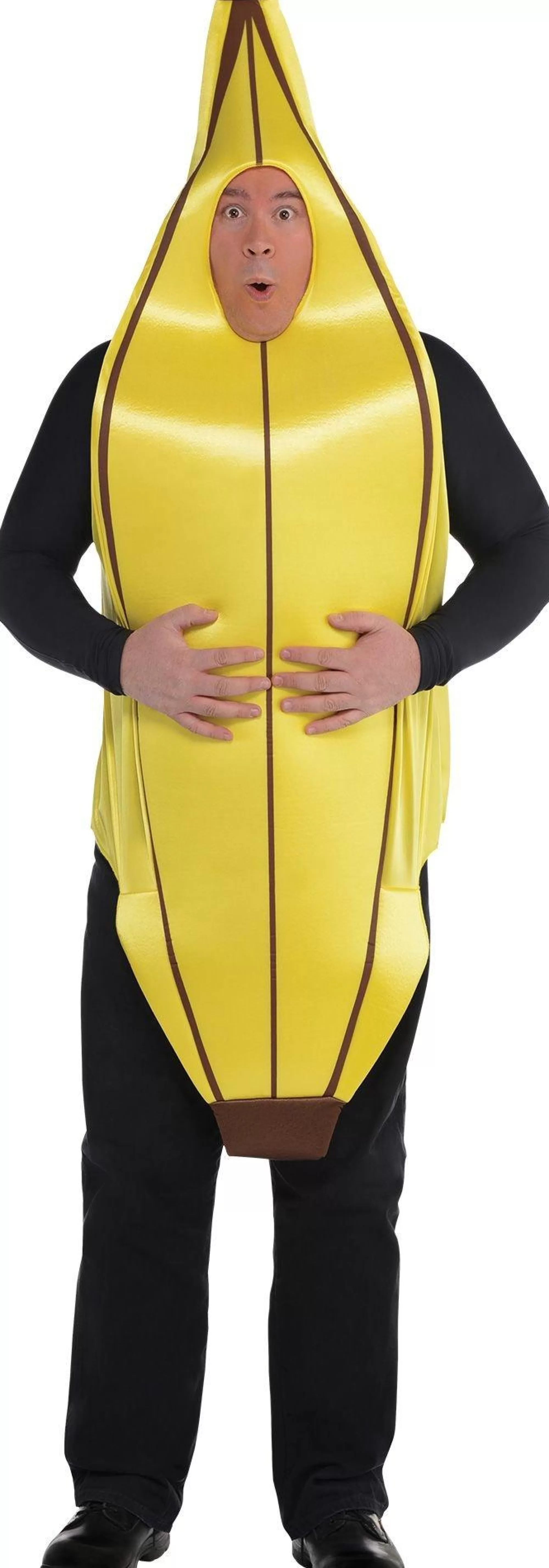 Party City Plus Size Costumes-Adult Going Banana Costume Plus Size