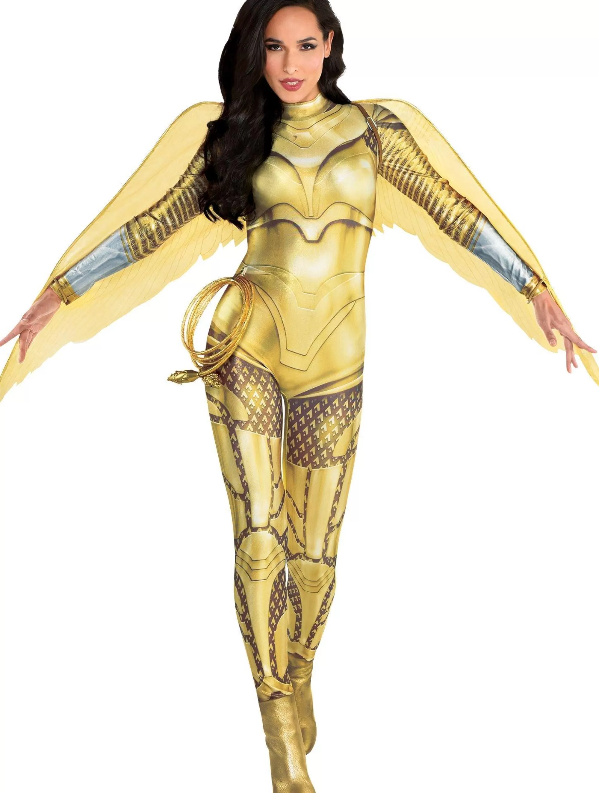 Party City Superhero-Adult Gold Armor Wonder Woman Costume - Ww 1984