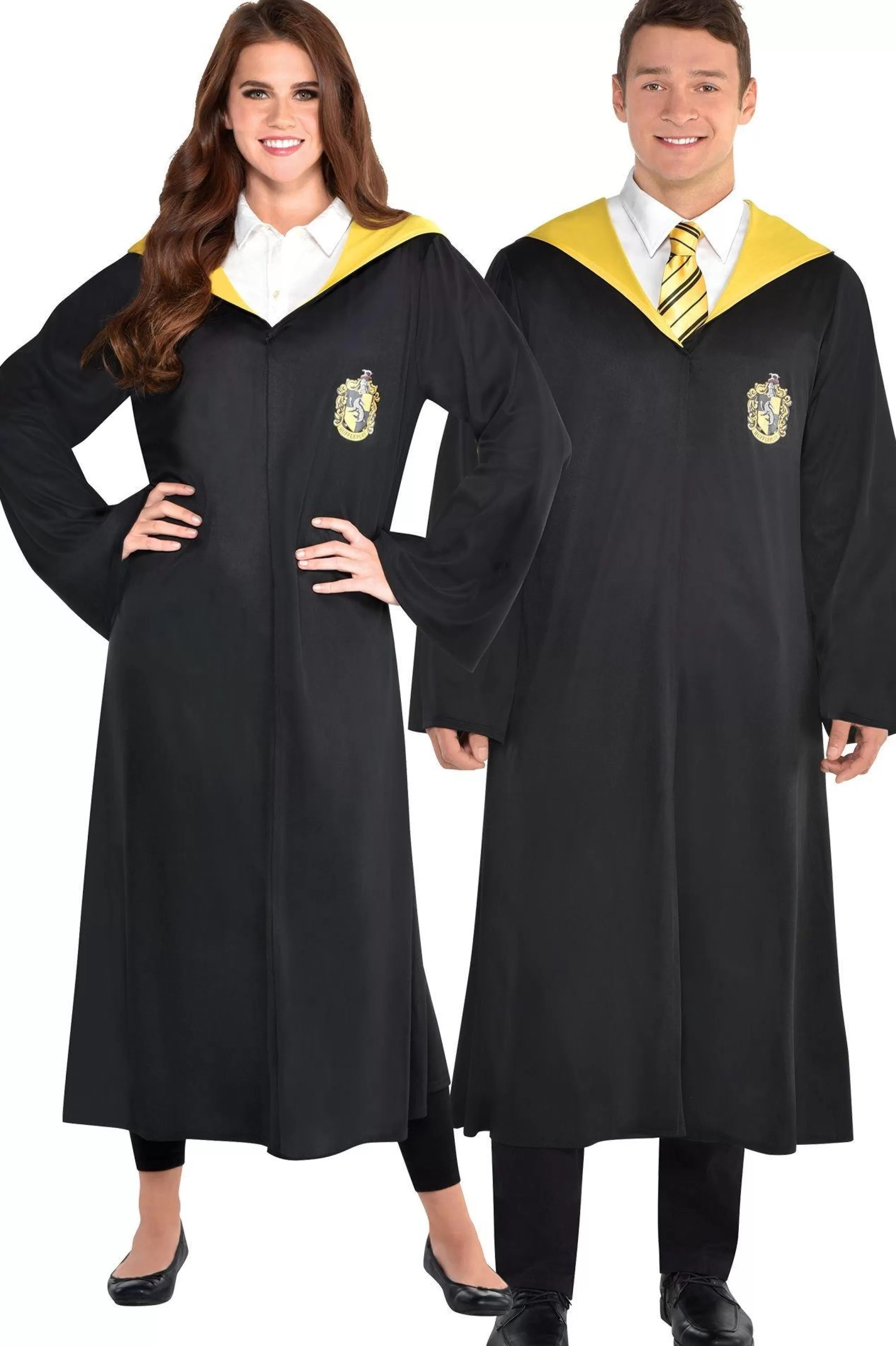 Party City Capes, Robes-Adult Hufflepuff Robe - Harry Potter