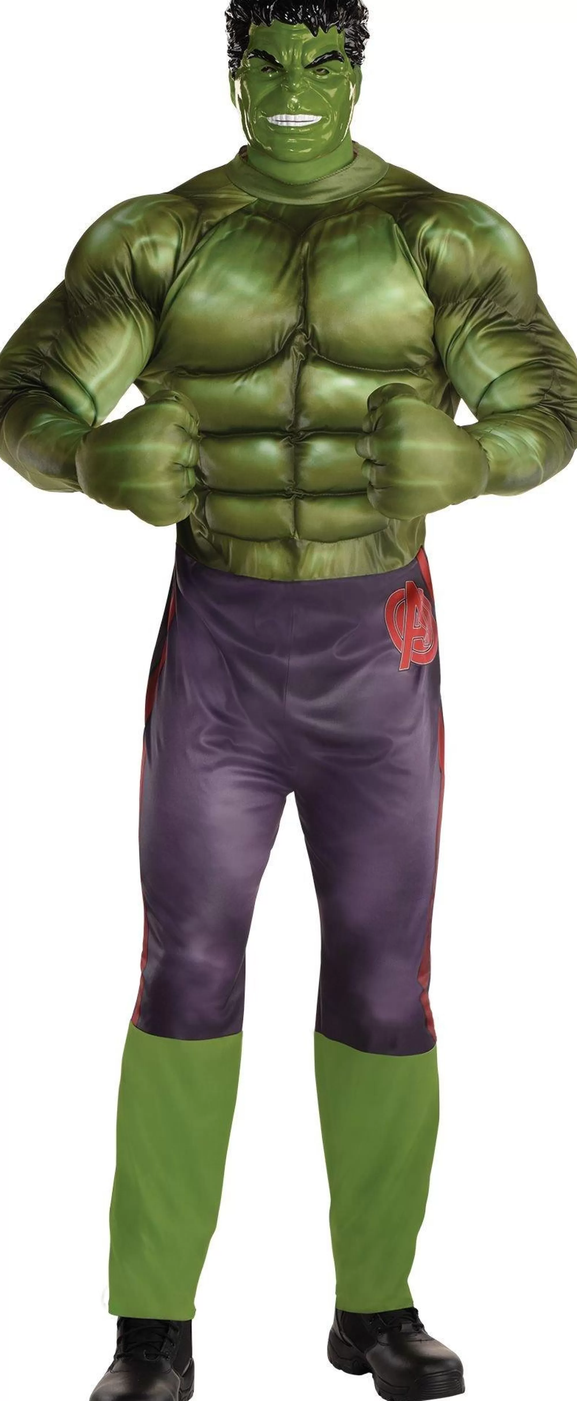 Party City Superhero-Adult Hulk Muscle Costume - Marvel