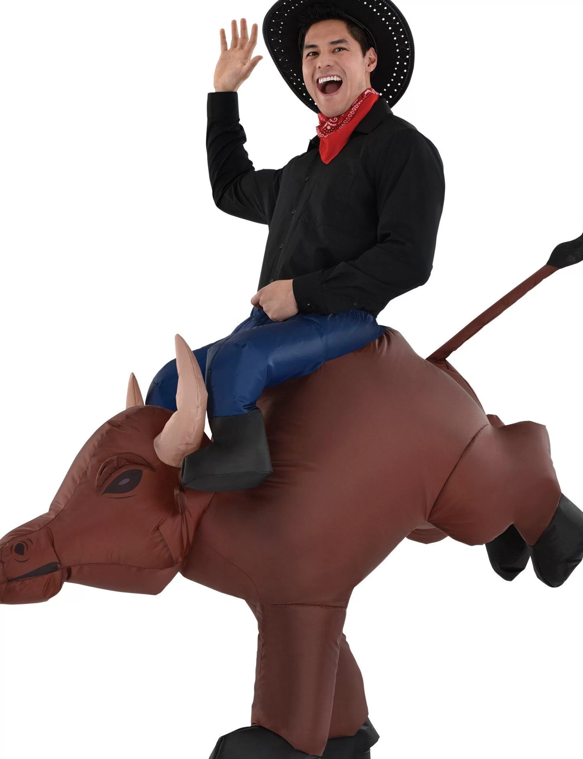 Party City Funny-Adult Inflatable Bull Rider Costume