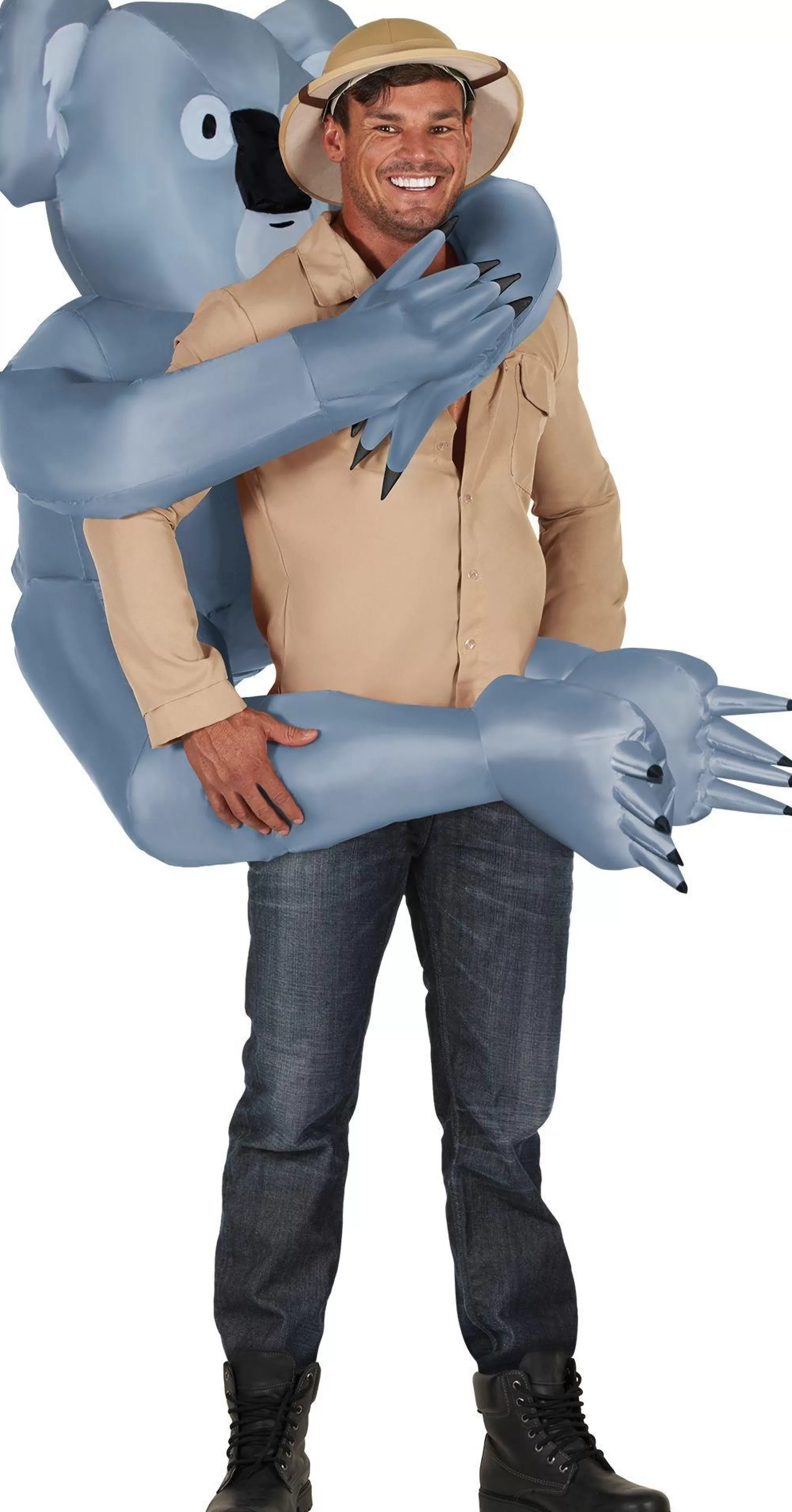 Party City Funny-Adult Inflatable Koala Piggyback Costume