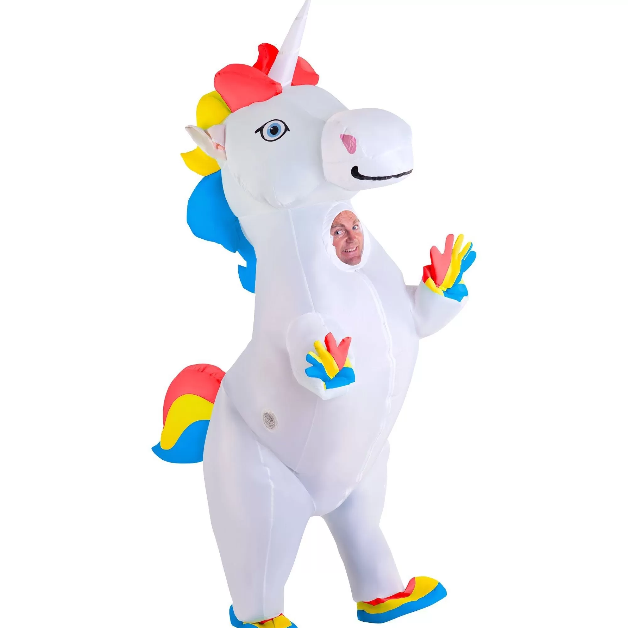 Women Party City Funny | Adult Inflatable Standing Unicorn Costume