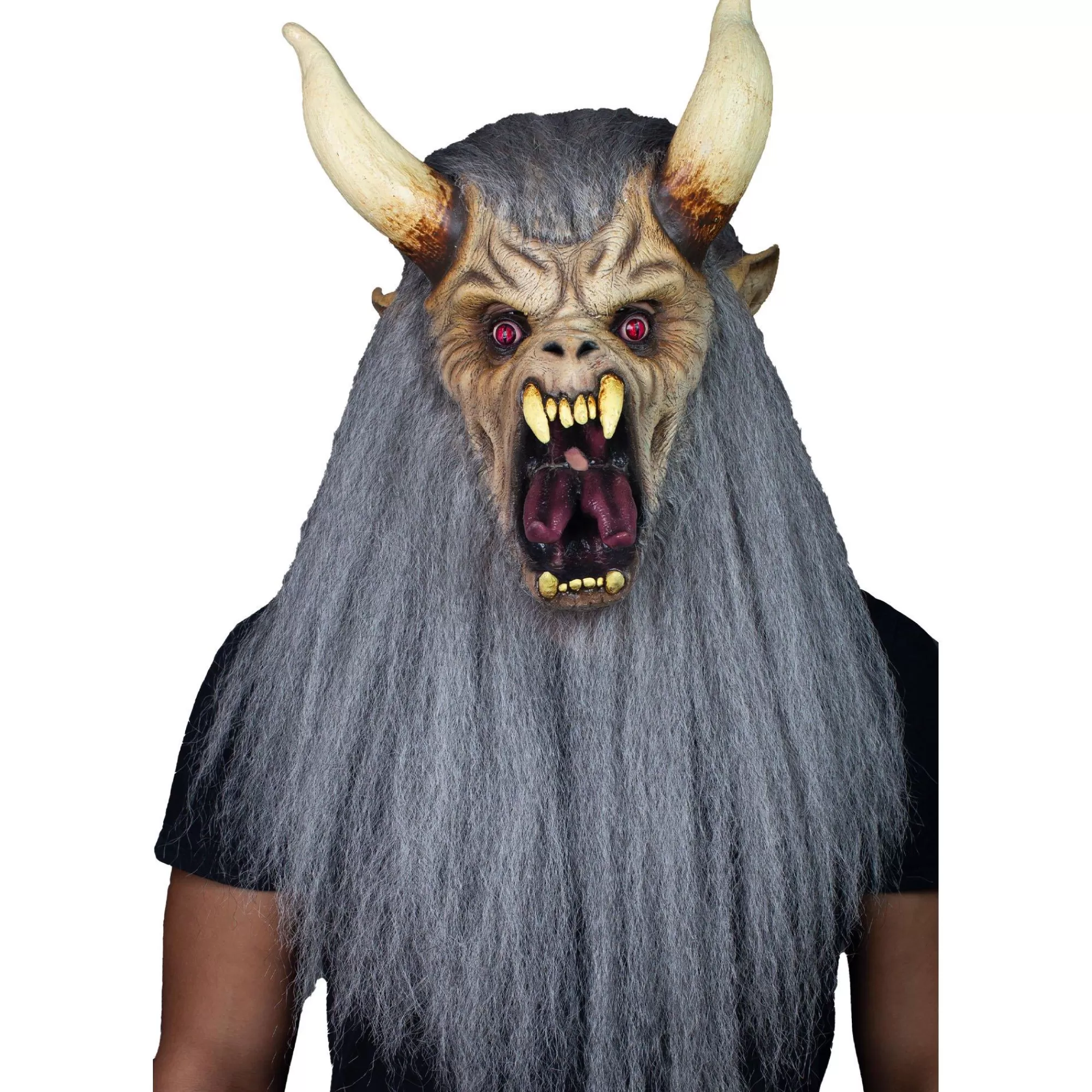 Party City Scary-Adult Krampus Latex Mask