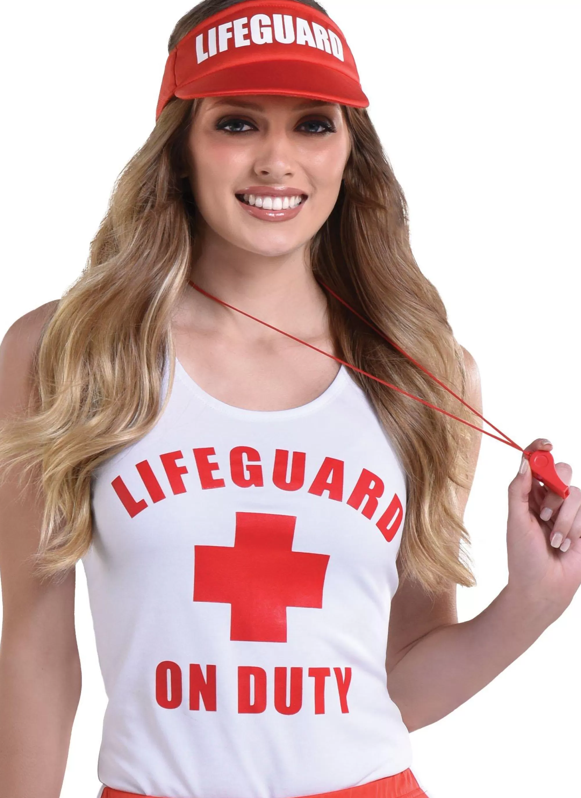 Women Party City Funny | Adult Lifeguard Babe Costume