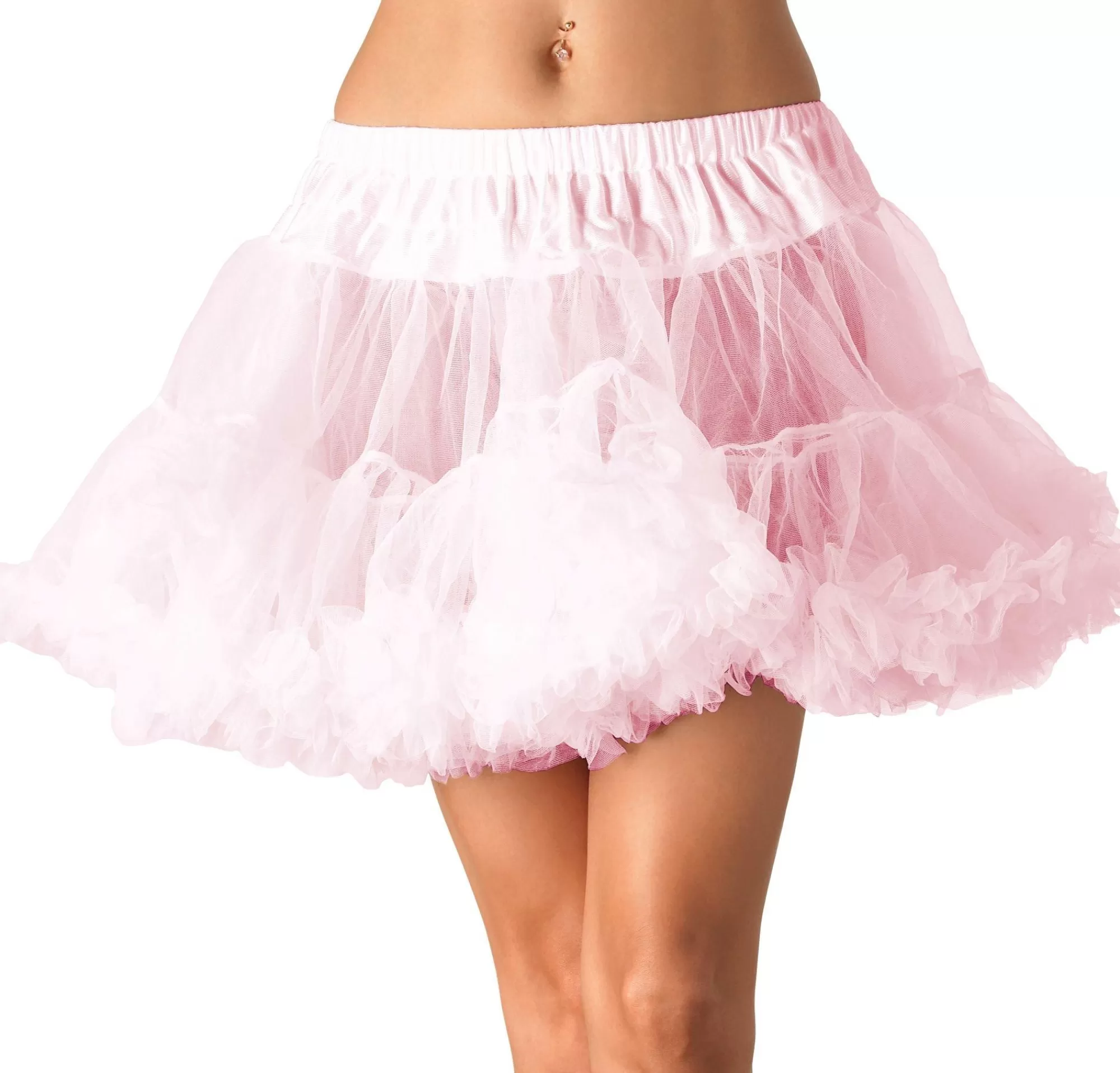 Party City Tutus, Skirts-Adult Light Pink Tulle Petticoat