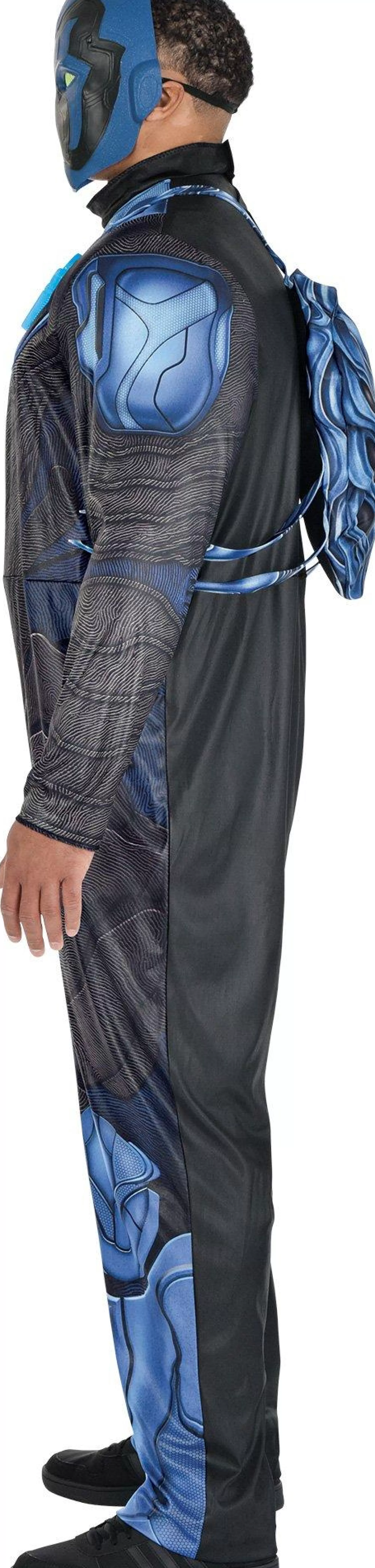 Party City Superhero-Adult Light-Up Blue Beetle Plus Size Costume - Blue Beetle Movie