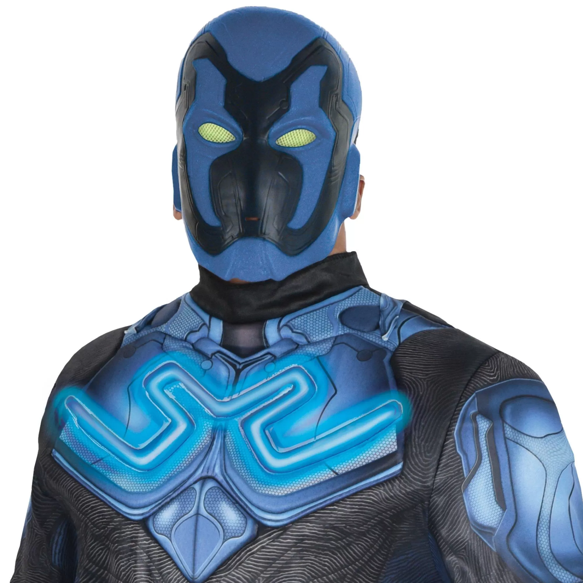 Party City Superhero-Adult Light-Up Blue Beetle Plus Size Costume - Blue Beetle Movie
