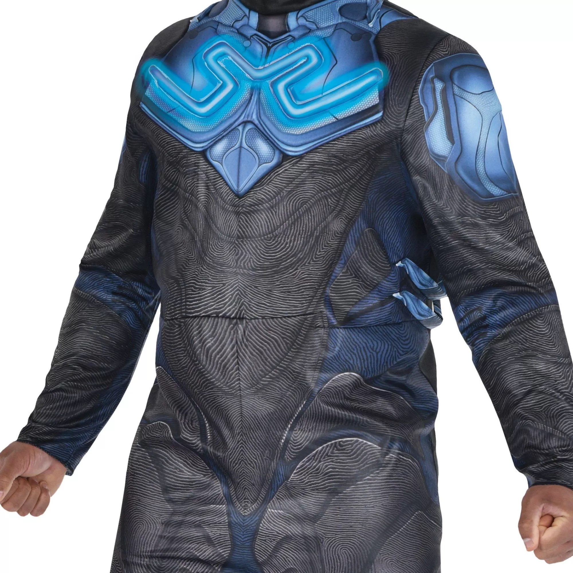 Party City Superhero-Adult Light-Up Blue Beetle Plus Size Costume - Blue Beetle Movie