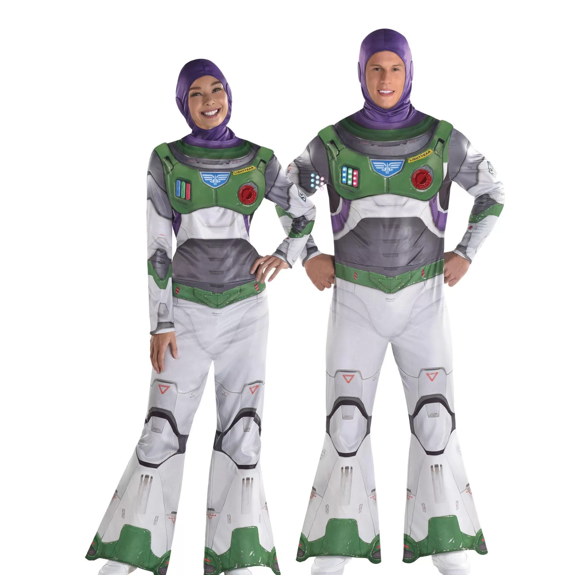 Party City Couples' Costumes-Adult Light-Up Buzz Lightyear Space Ranger Alpha Costume - Lightyear