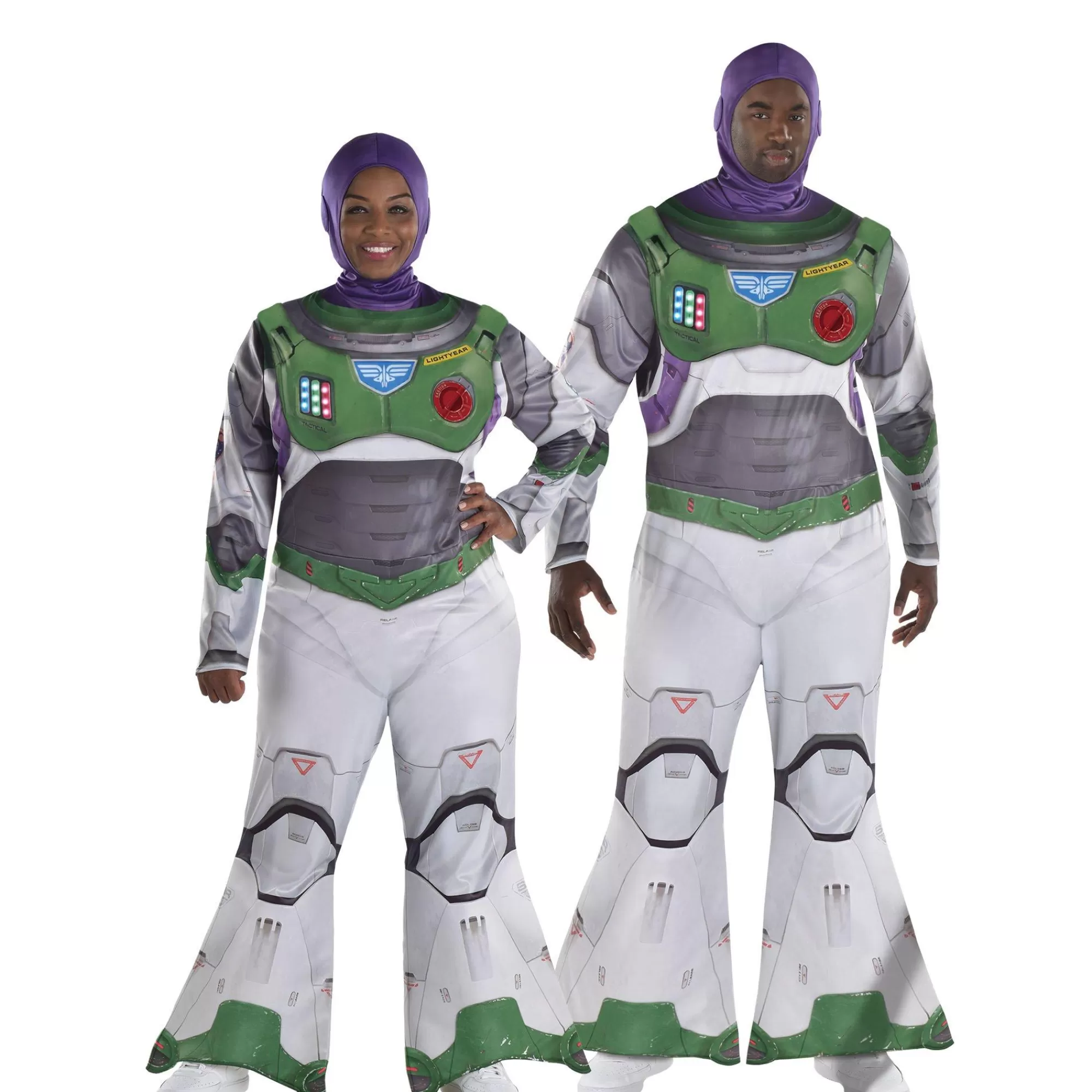 Women Party City Disney | Adult Light-Up Buzz Lightyear Space Ranger Alpha Plus Size Costume - Lightyear