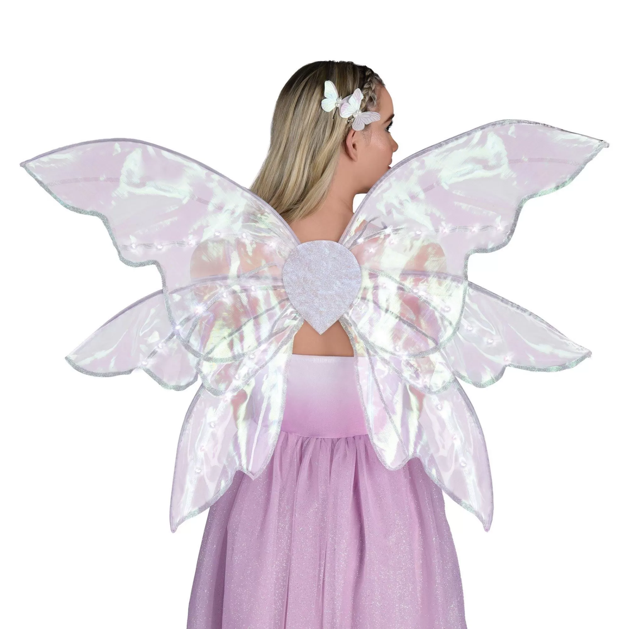 Party City Wings | Adult Light-Up Iridescent Fairy Wings