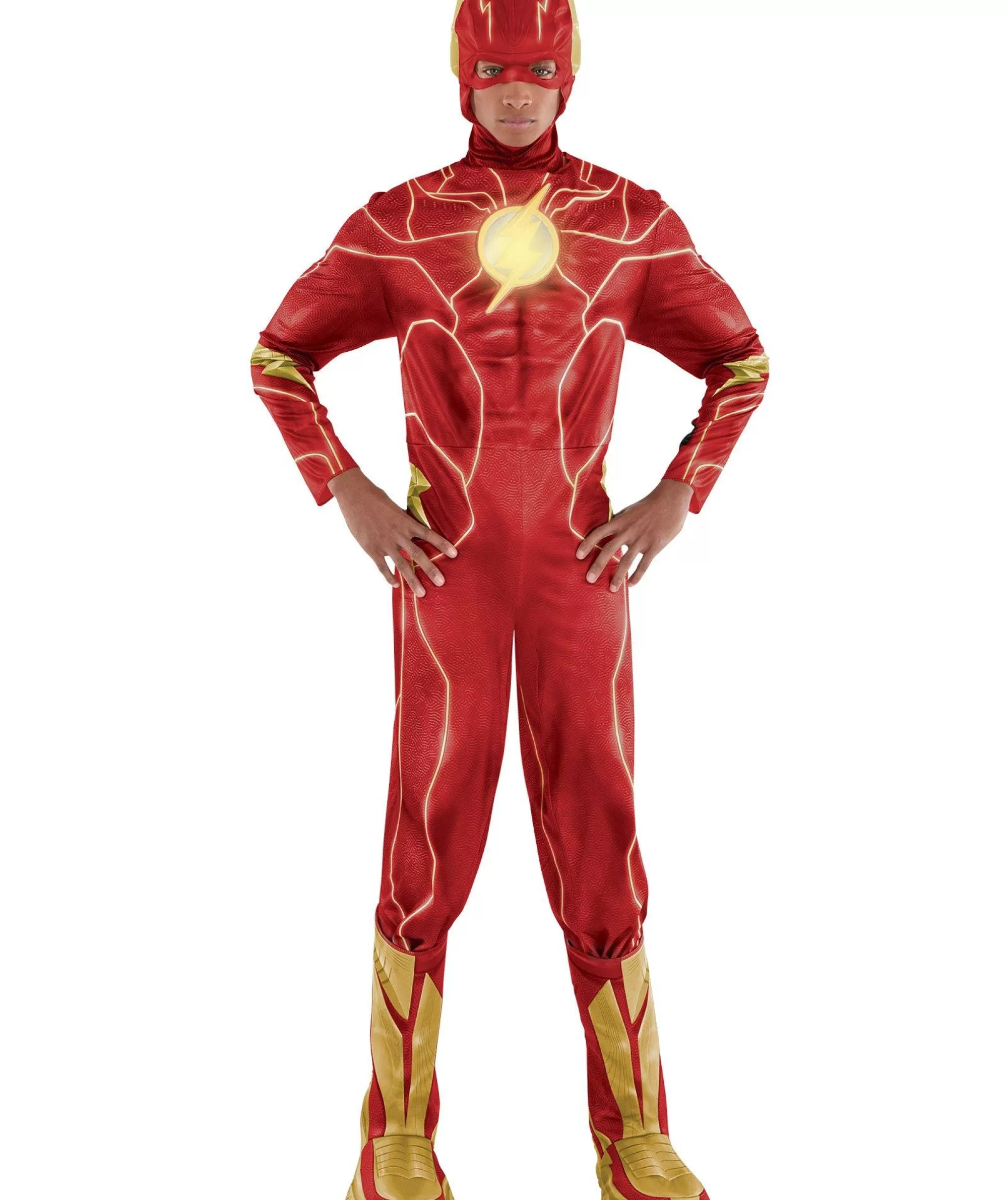 Party City Superhero-Adult Light-Up The Flash Costume - Dc