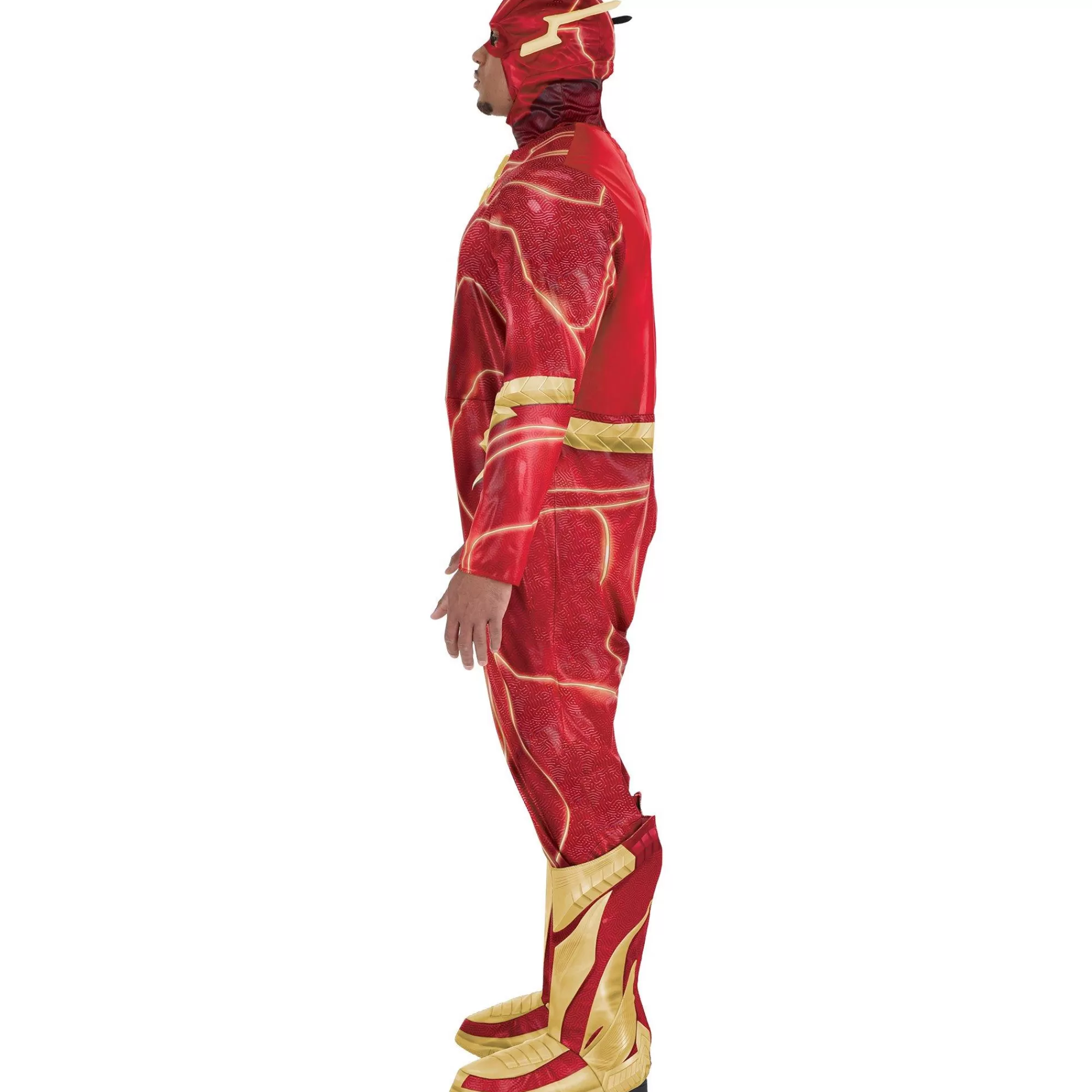 Party City Superhero-Adult Light-Up The Flash Plus Size Costume - Dc