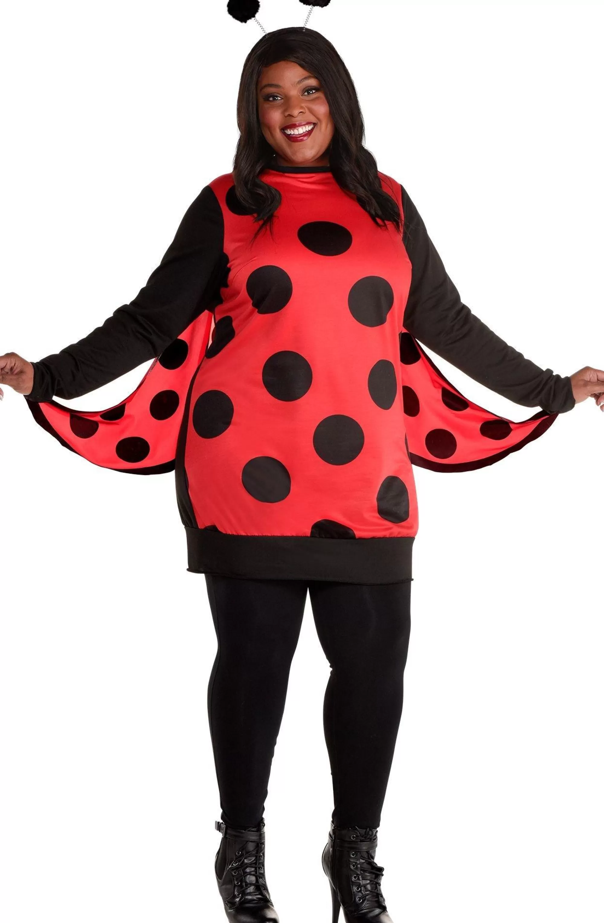 Party City Plus Size Costumes-Adult Lovely Ladybug Costume - Plus Size