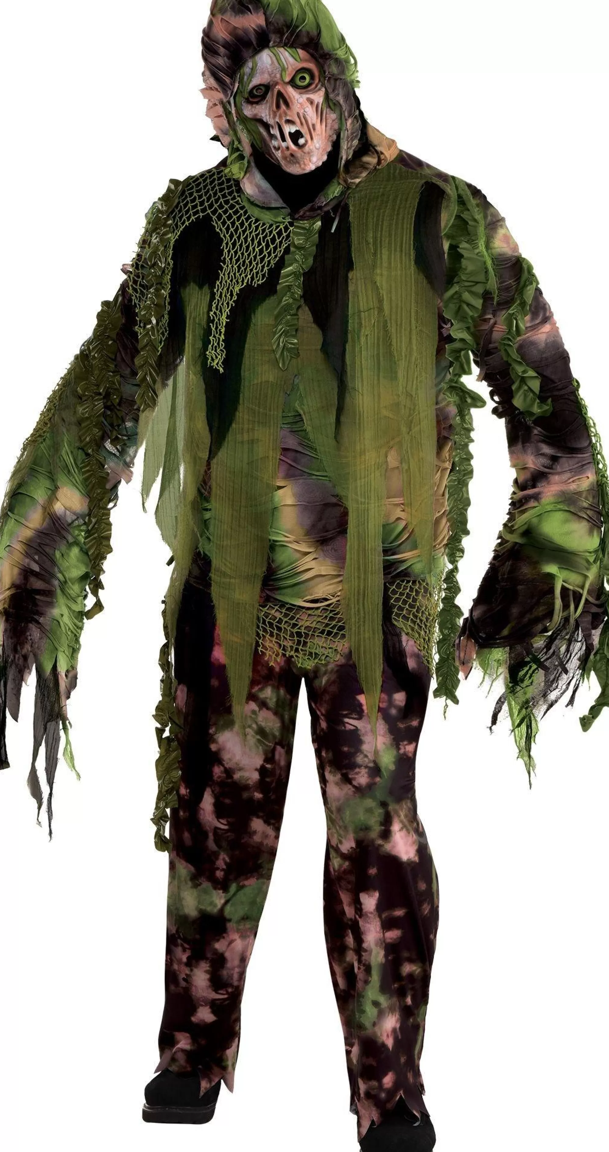 Party City Plus Size Costumes-Adult Marsh Monster Costume - Plus Size