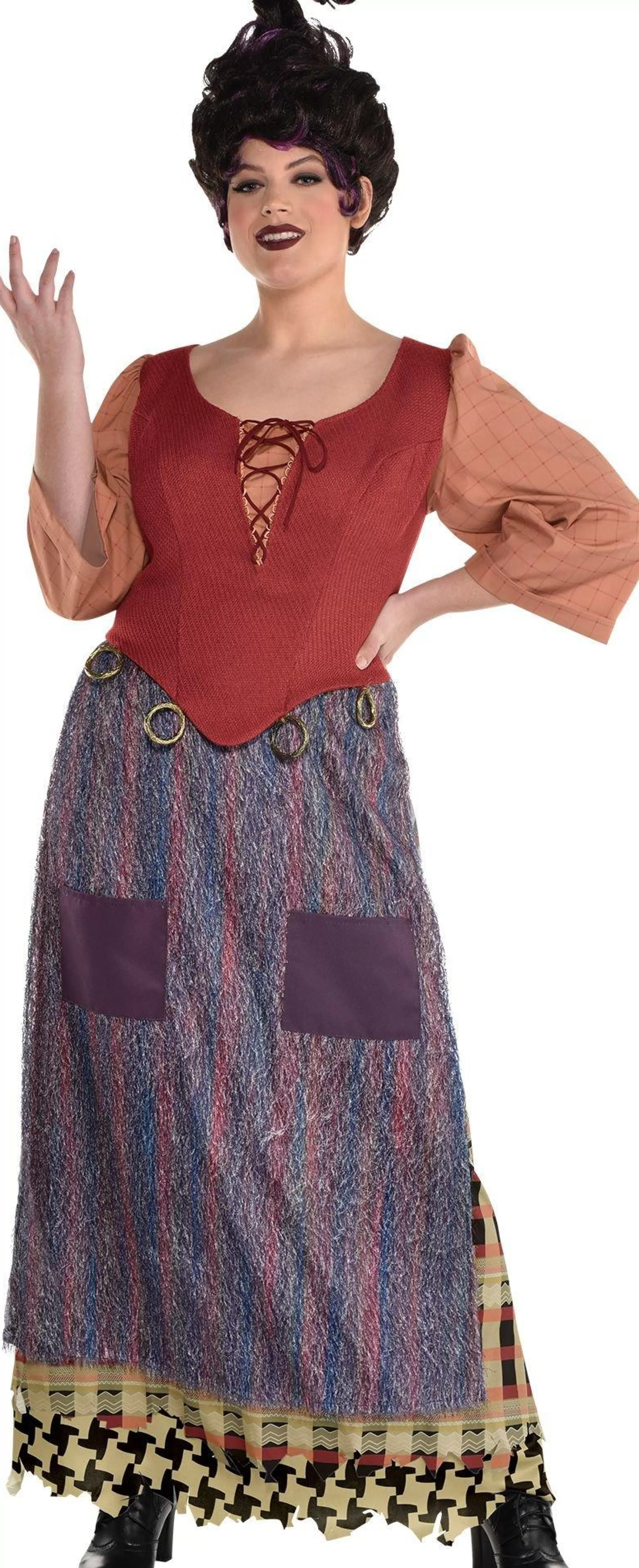 Women Party City Disney | Adult Mary Sanderson Costume Plus Size - Disney Hocus Pocus
