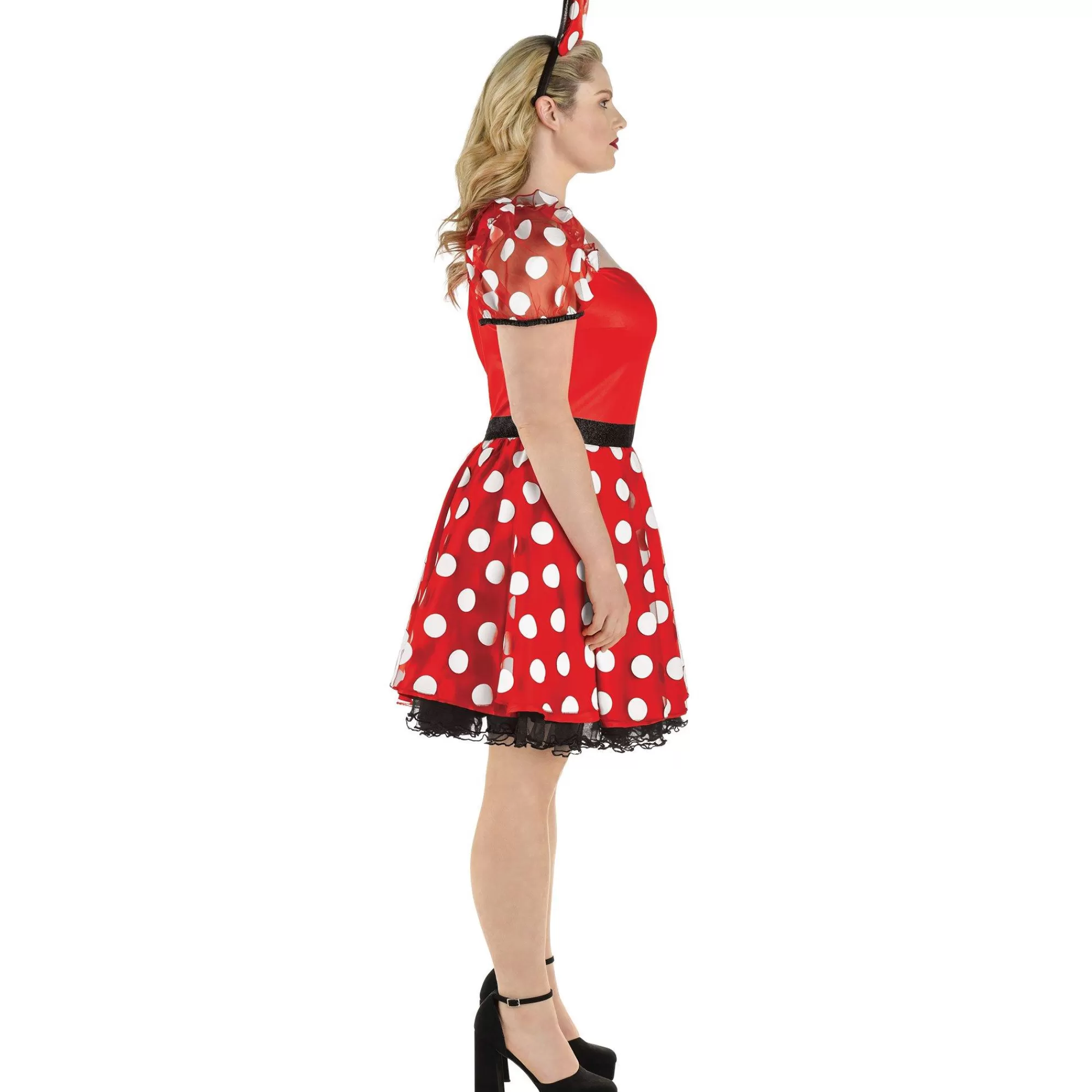 Women Party City Disney | Adult Minnie Mouse Plus Size Costume - Disney