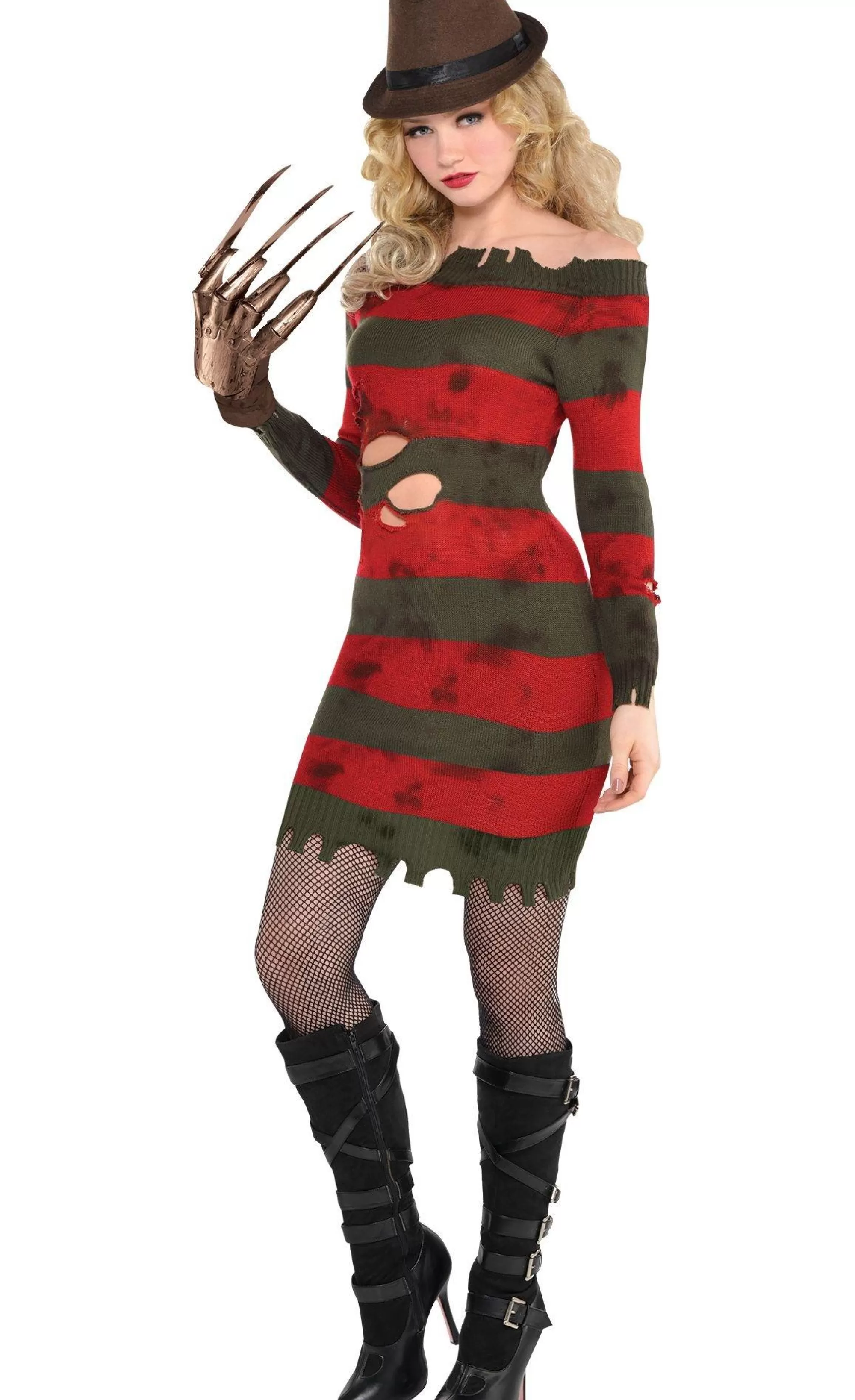 Party City Scary-Adult Miss Krueger Costume - A Nightmare On Elm Street