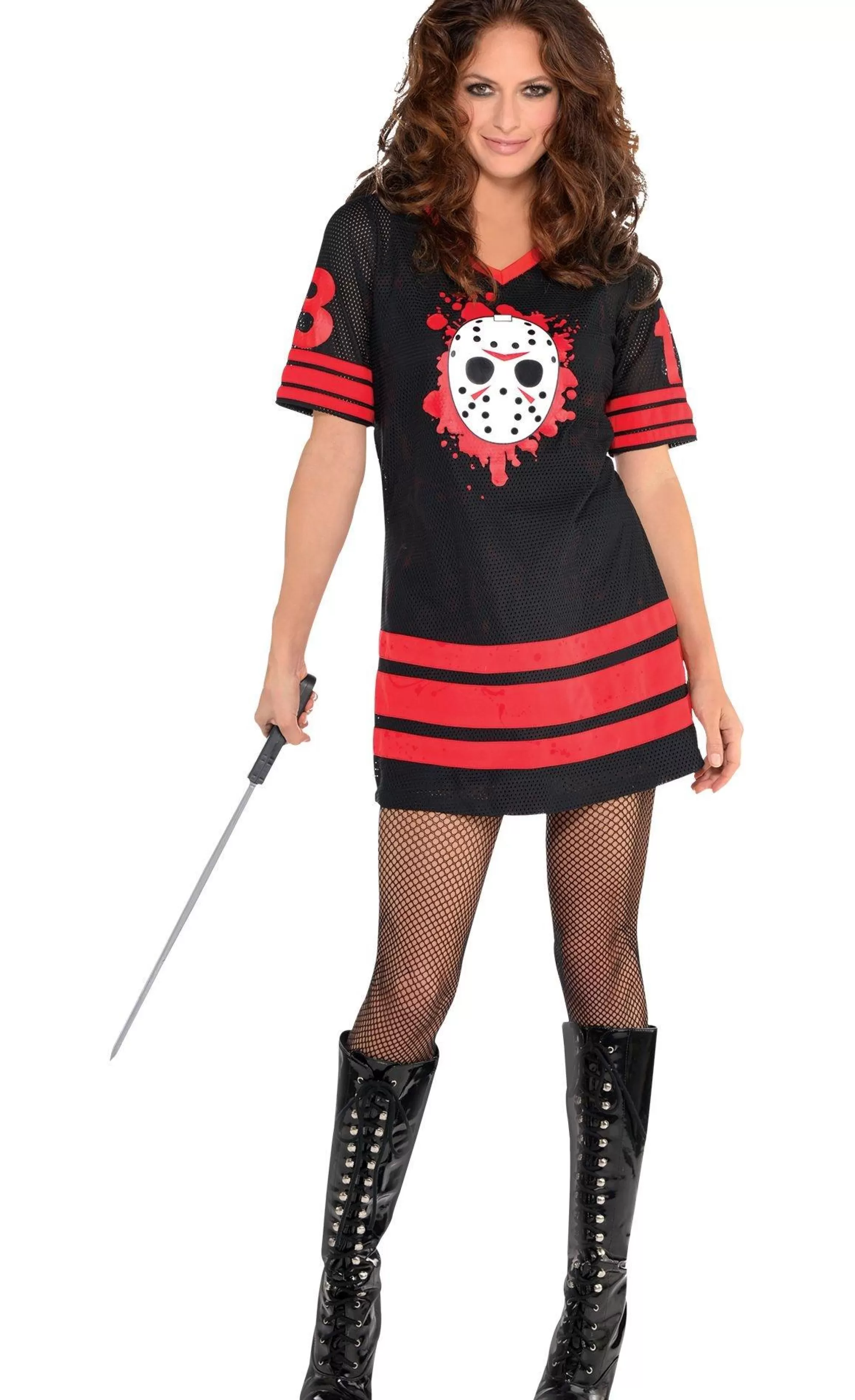 Party City Scary-Adult Miss Voorhees Costume - Friday The 13Th